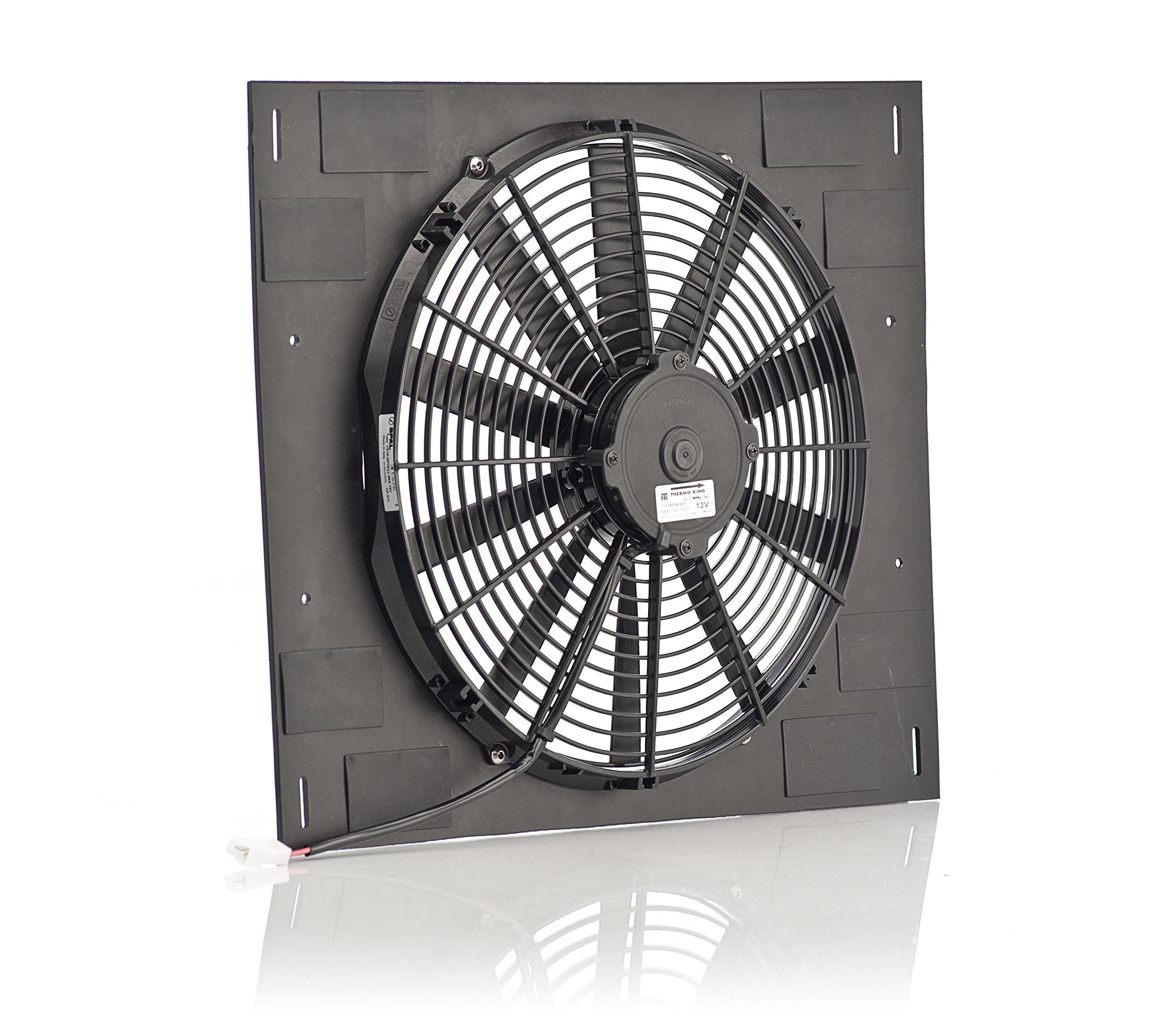 Qualifier Be Cool Euro-Black 16" Shroud (22"W x 18"H with Euro-Black Puller Fan)