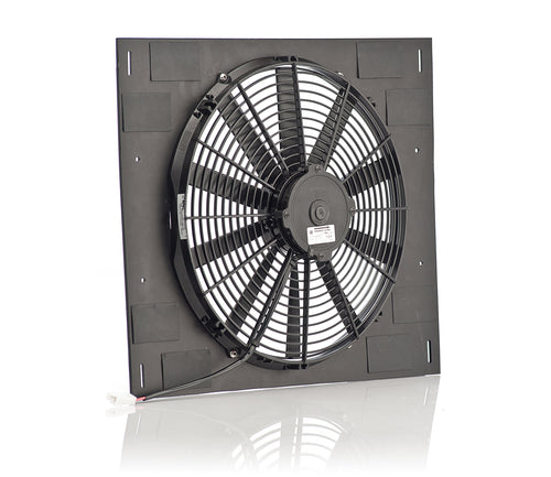 Qualifier Be Cool Euro-Black 16" Shroud (22"W x 18"H with Euro-Black Puller Fan)