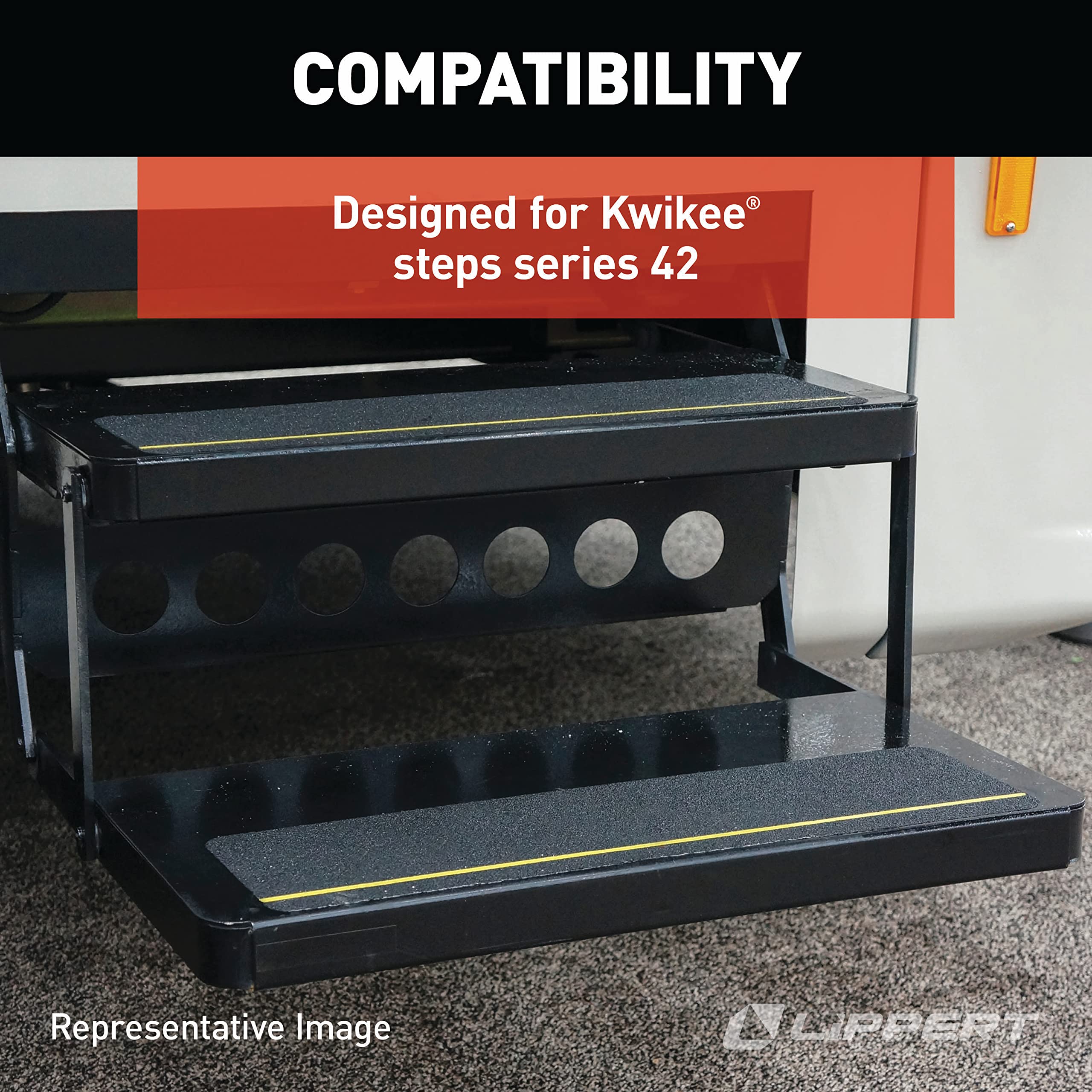 42 Series Kwikee Electric Step Motor Table for 5th Wheel RVs, Travel Trailers and Motorhomes