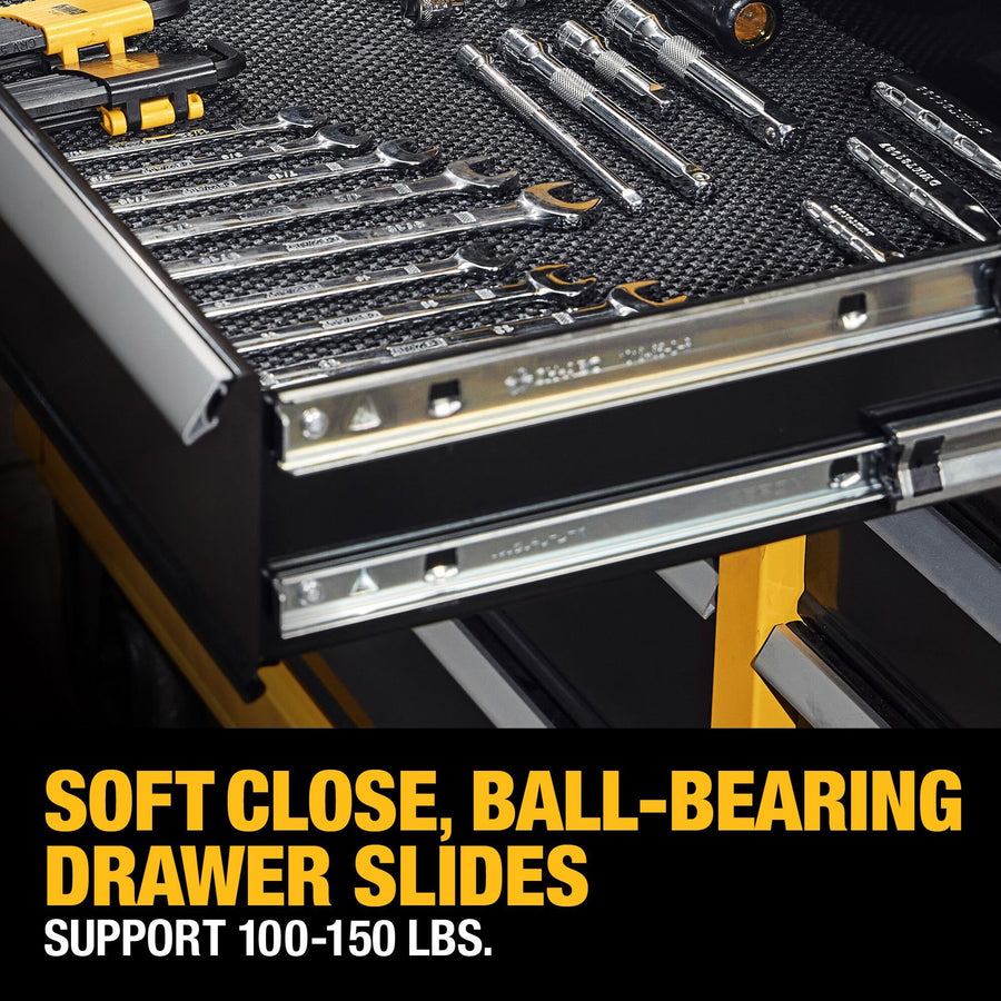 DEWALT 52 Inch Tool Chest with 6 Drawers, 100lb Drawer Capacity, DEWALT Workshop Storage System Compatible (DWST52071)
