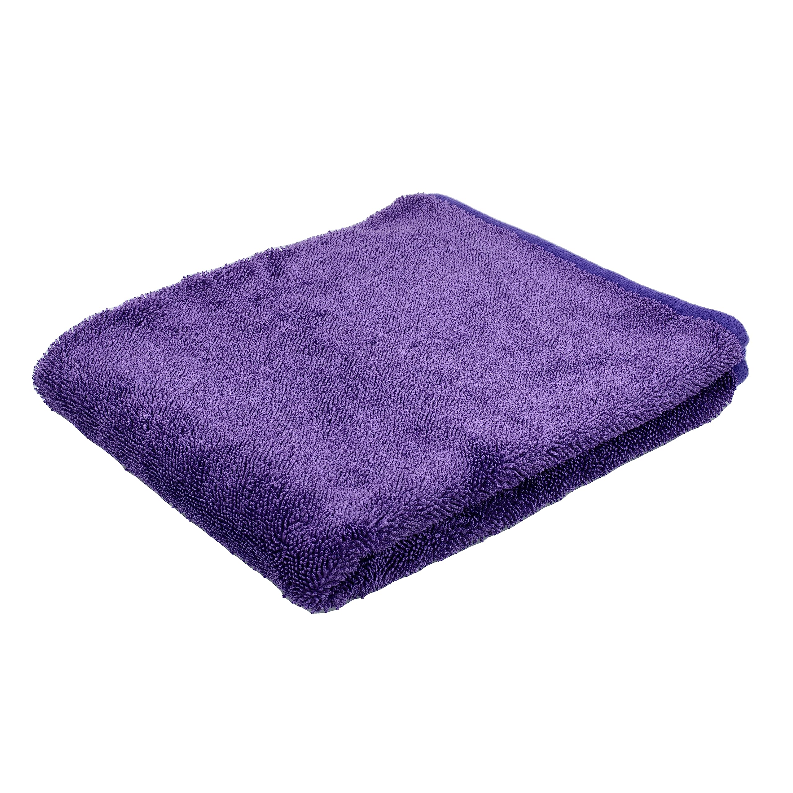 Maxshine 3-Piece Universal Purple 600GSM Microfiber Drying Towels – Single Twisted Loop, Ultra-Absorbent Plush Towels for Car Wash & Drying – Streak-Free Detailing Cloths (16" x 16")