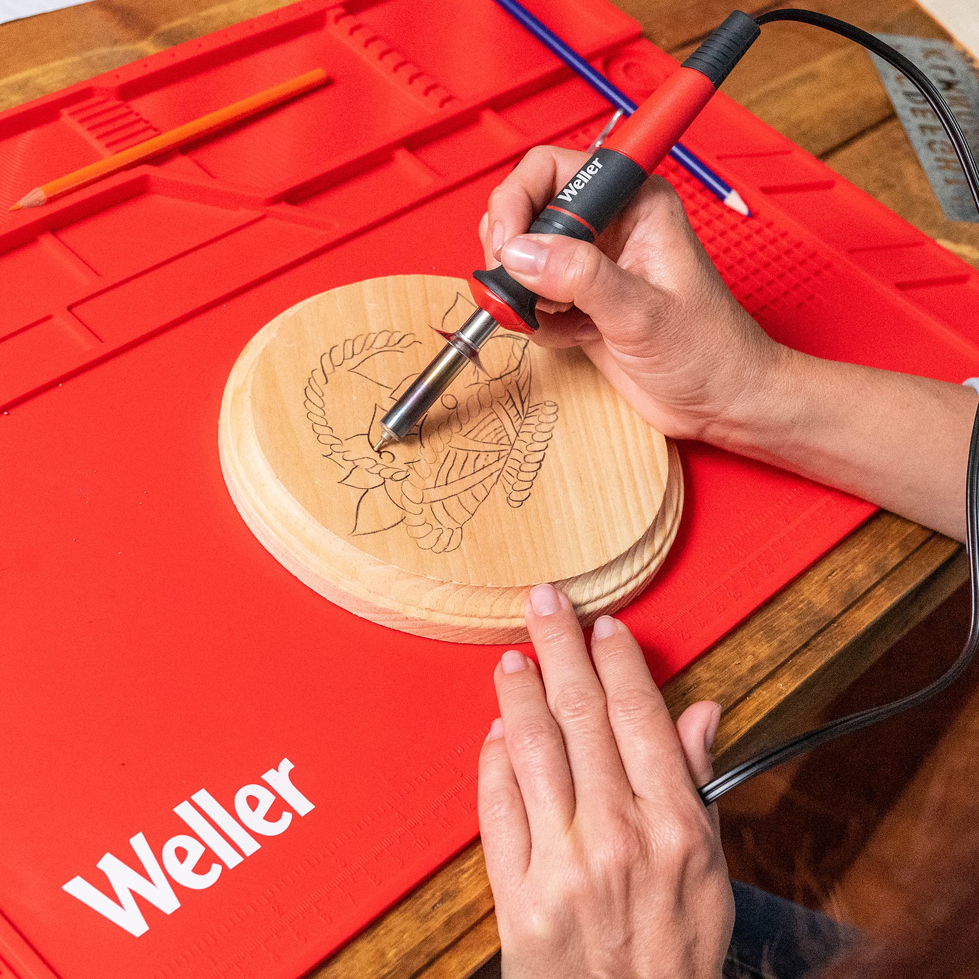 Weller Woodburning Kit, 25W/120V 8 Piece - WLIWBK1512A