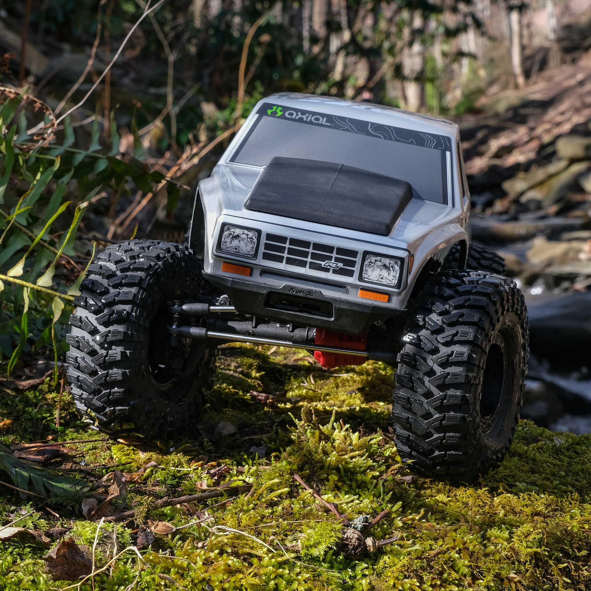 Axial RC Truck 1/10 4X4 SCX10 III Coyote RTR (Battery and Charger Not Included) Brushed Rock Crawler, Silver, AXI-2036T1