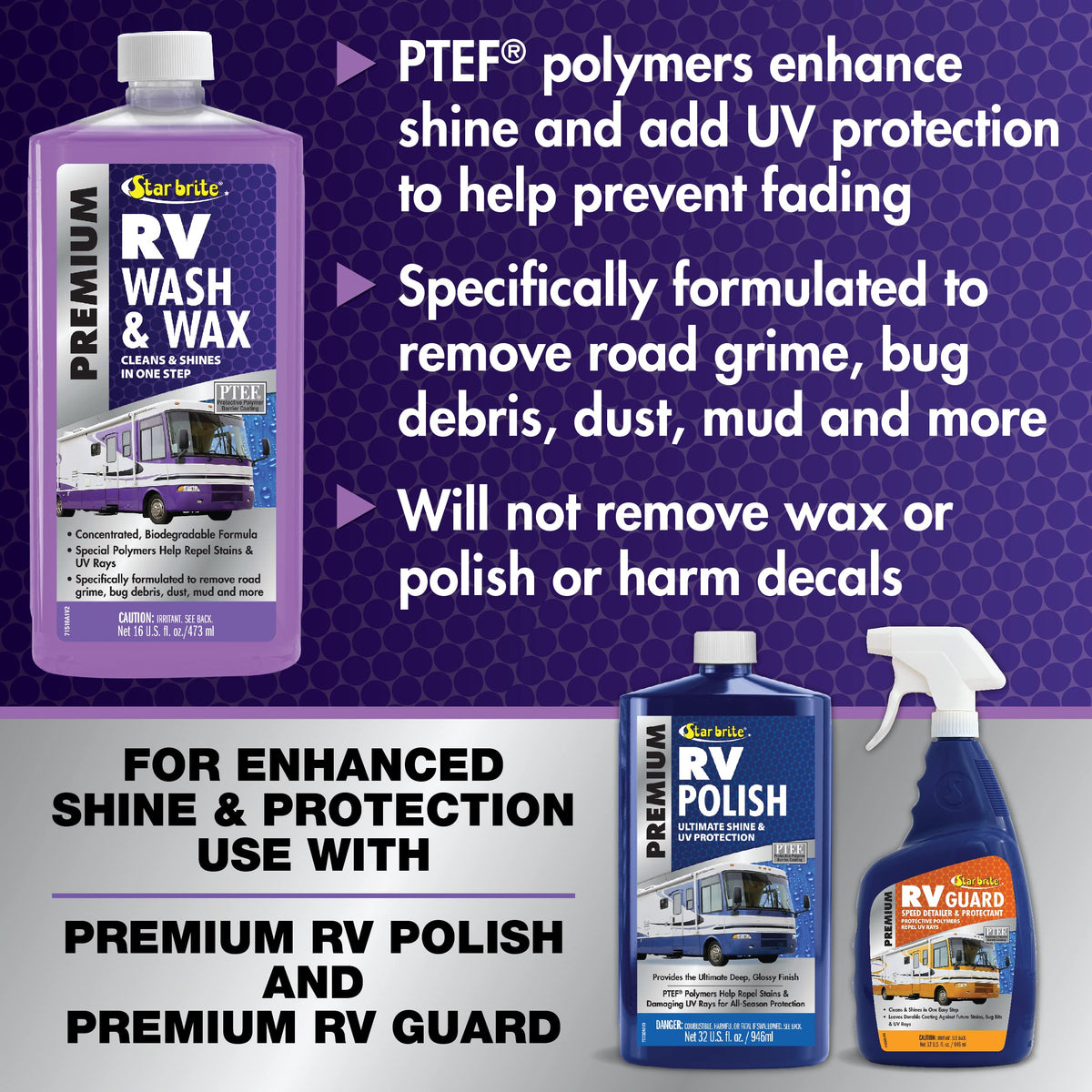071516PC Star Brite Rv Wash & Wax 16 Oz.