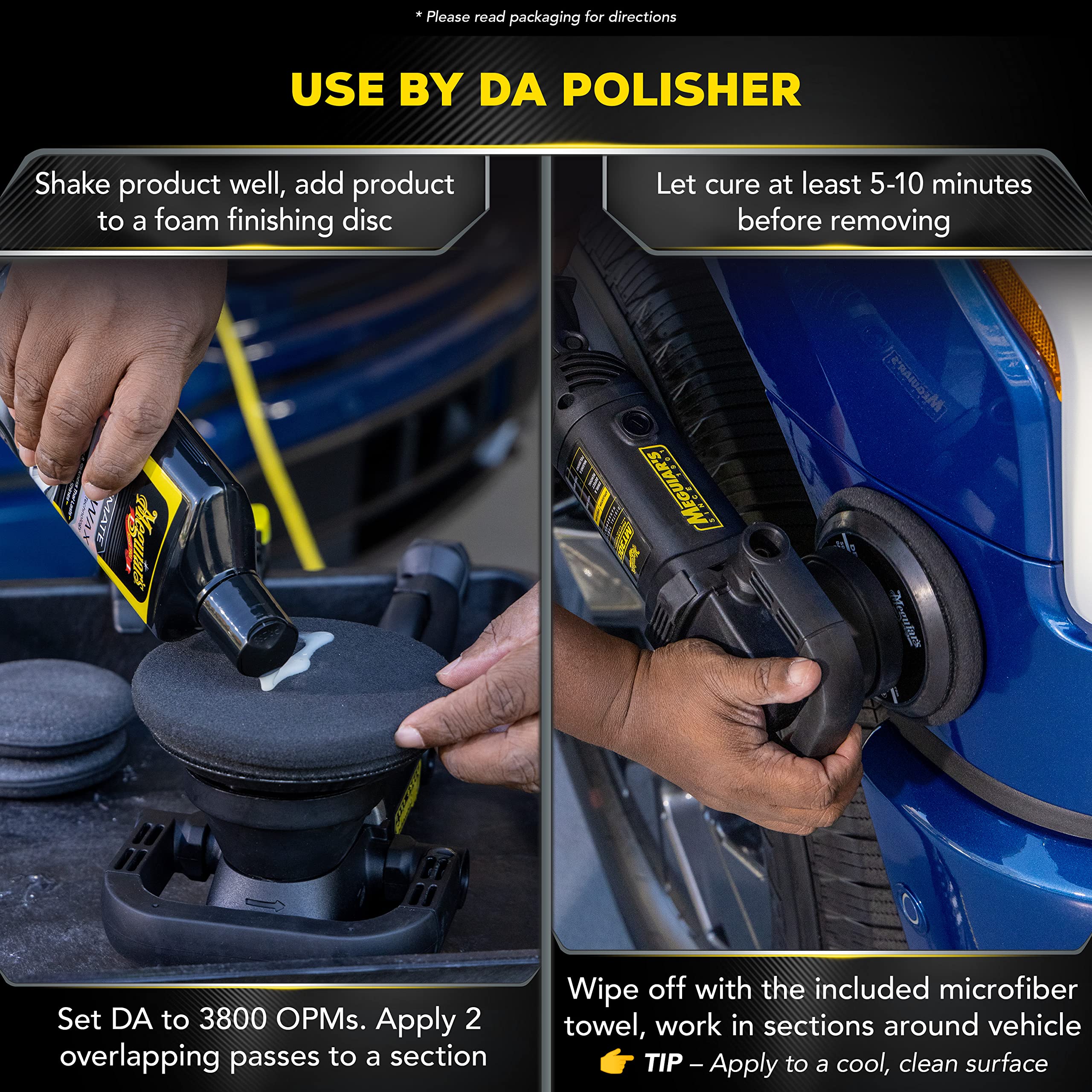 Meguiar's Liquid Ultimate Wax, Improved Liquid Car Wax Formula for Durable Protection that Shines, Premium Towel and Applicator Pad Car Accessories Included, 16 Oz Bottle
