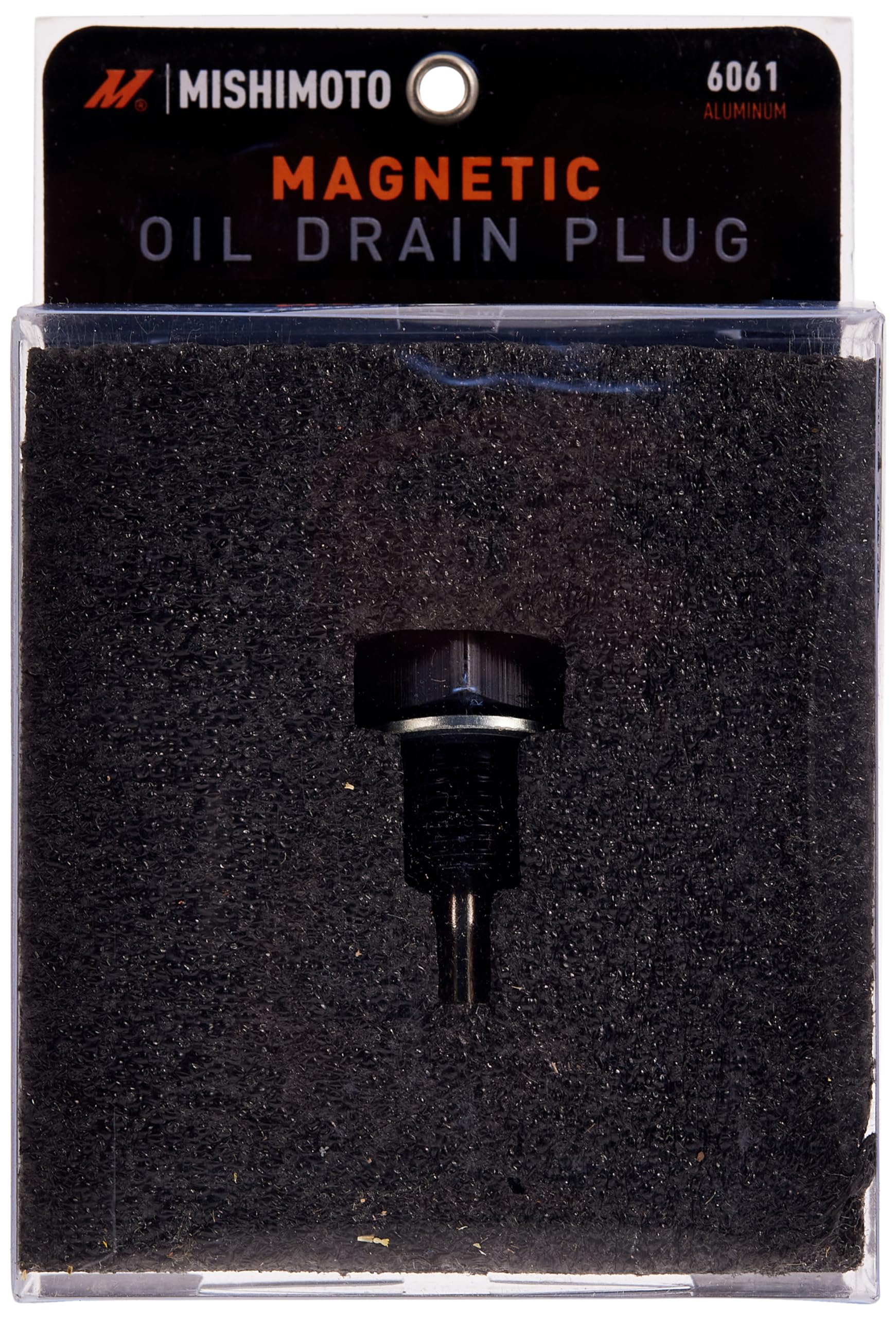 Mishimoto Oil Drain Plug Magnetic M16 x 1.5, Black, MMODP-1615B