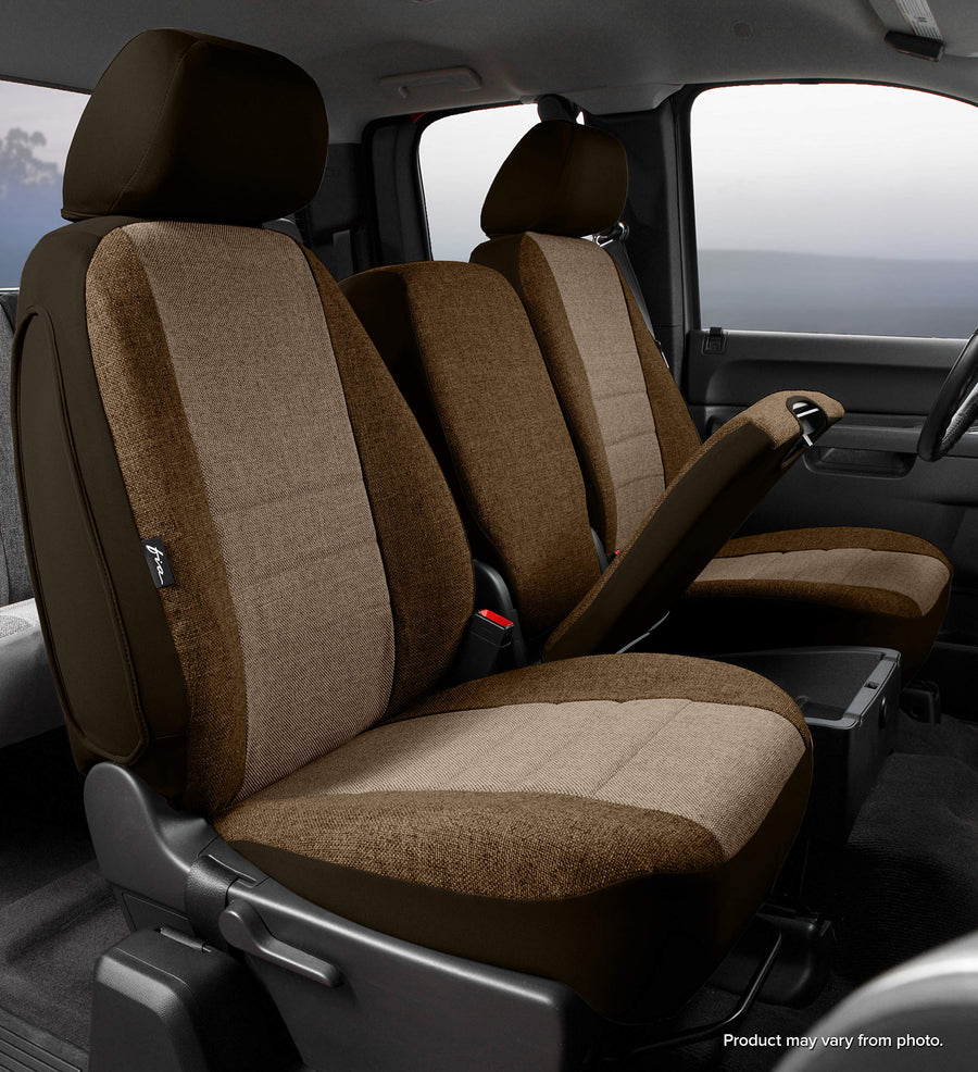 Custom Fit Fia OE39-34 TAUPE Front Seat Cover Split Seat 40/20/40 - Tweed, (Taupe)