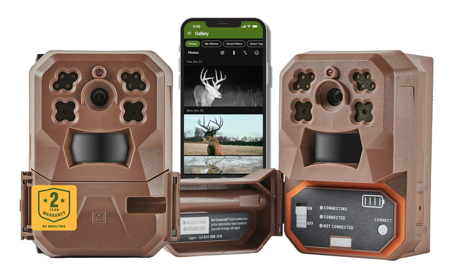 Moultrie Cellular Edge Trail Camera - Nationwide 4G LTE - HD Video-Audio - Built in Memory - Cloud Storage