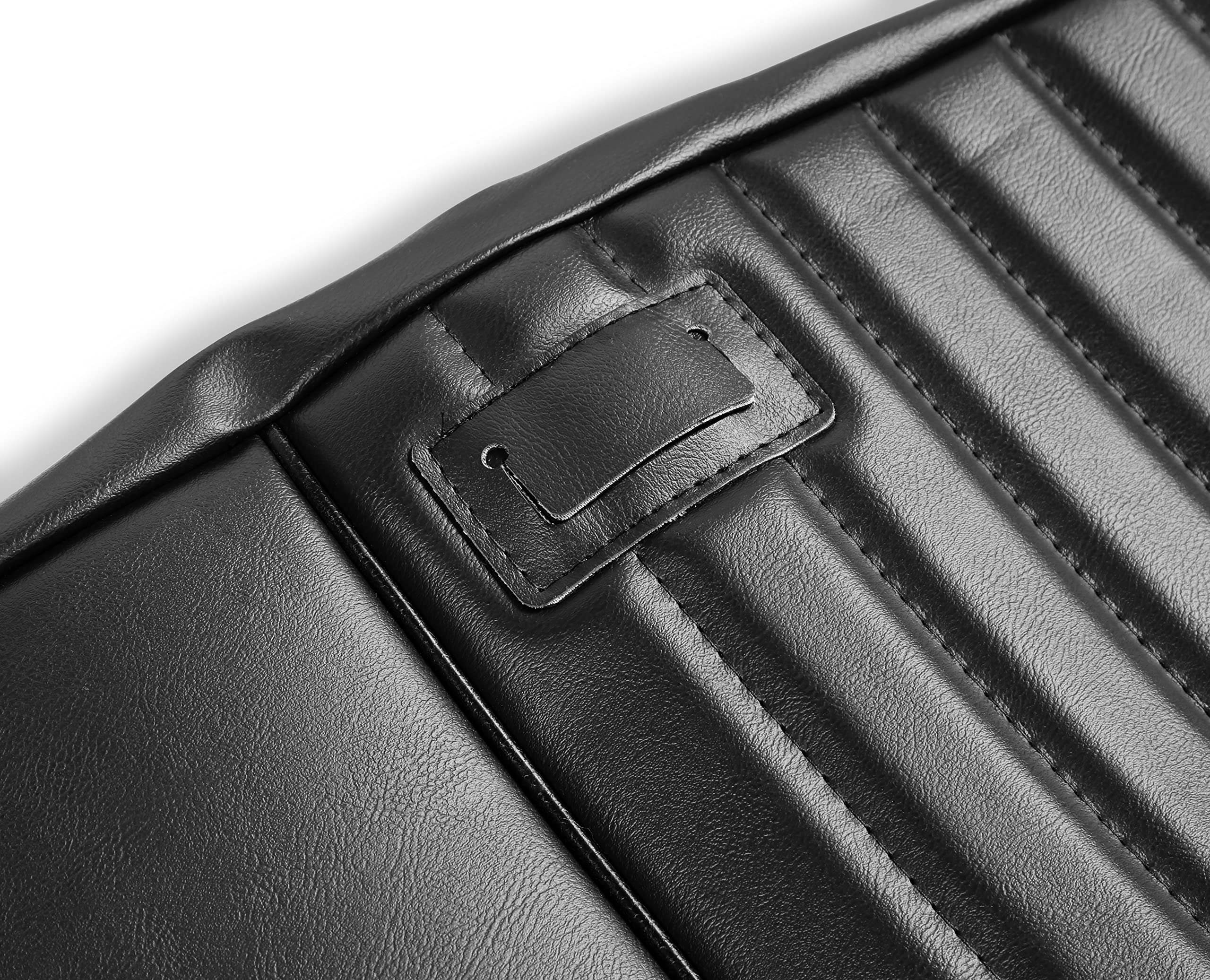 Brothers Trucks 05-315 C/K Seat Upholstery Kit - Deluxe Pleat Vinyl - Black