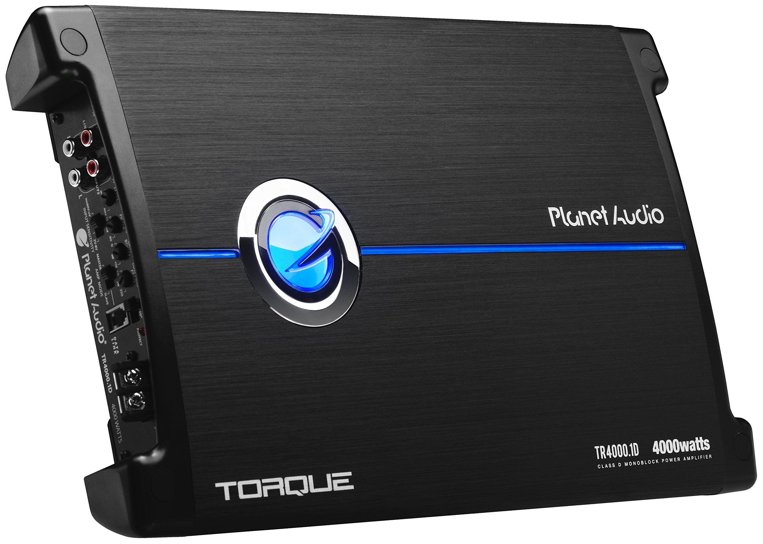 Class D Planet Audio TR4000.1D Monoblock Car Amplifier - 4000 High Output, 1 Ohm, Low Level Inputs, Low Pass Crossover, Hook Up to Subwoofer for Bass