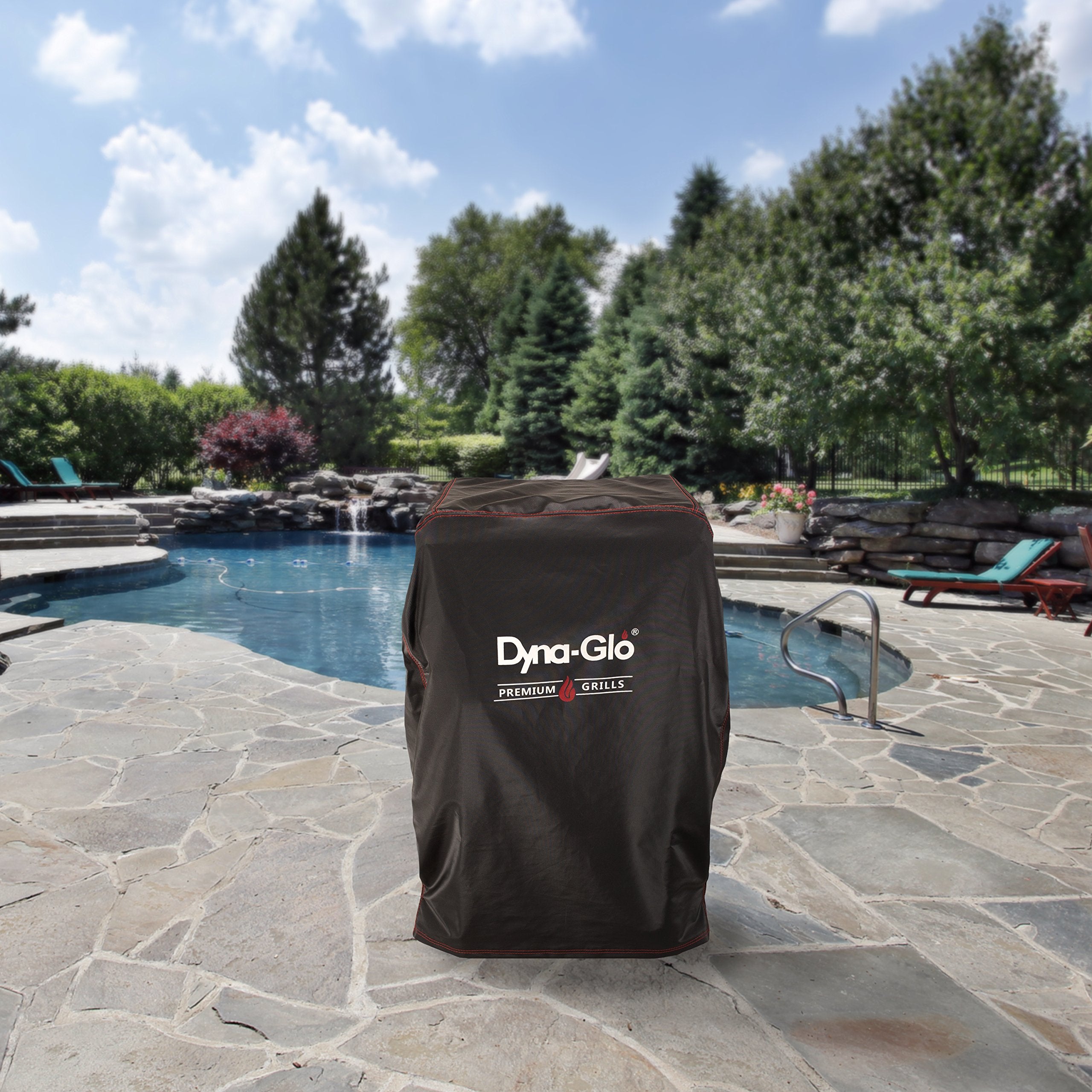Dyna-Glo Premium DG732ESC Vertical Smoker Grill Cover, Black