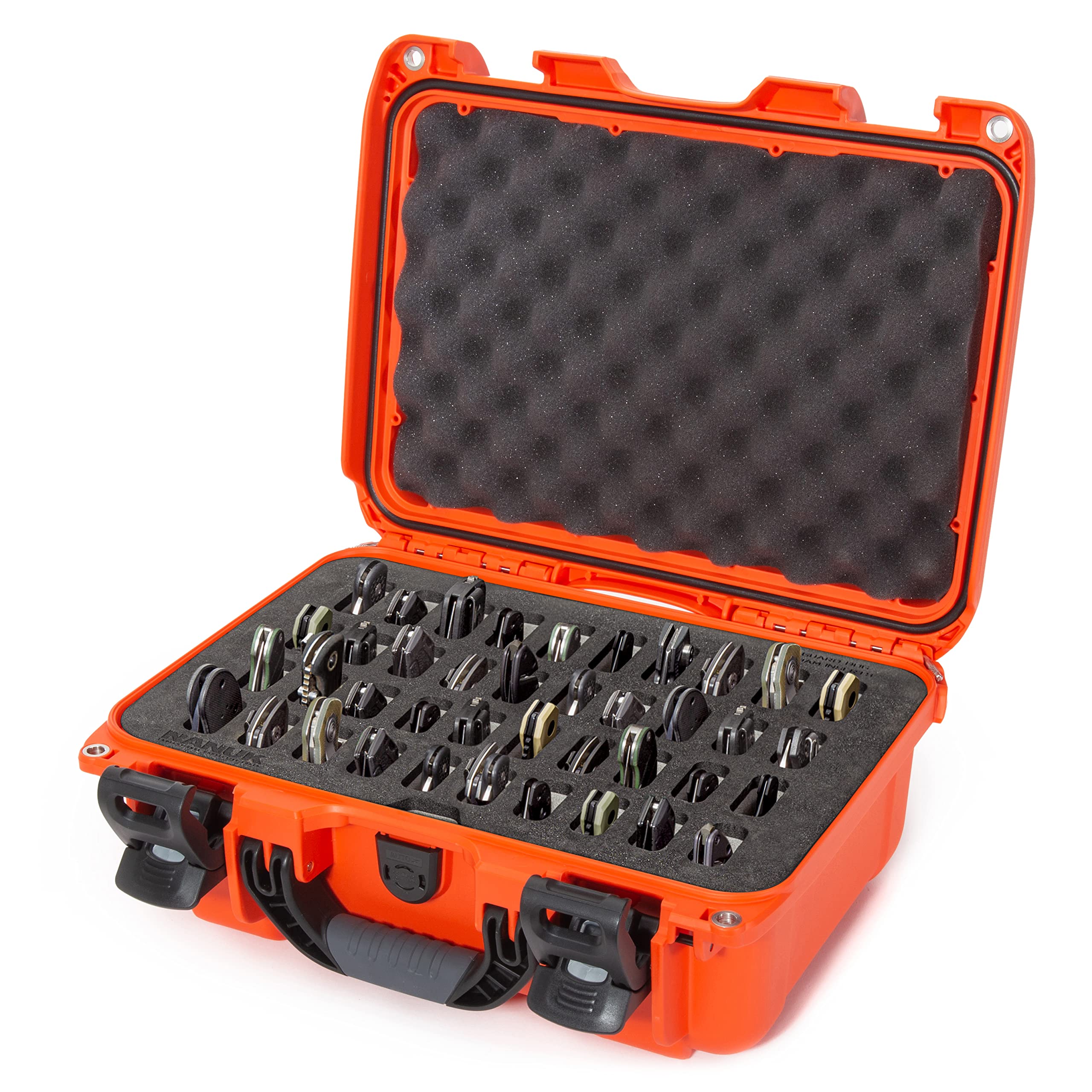 Orange Nanuk Case w/Foam Insert for 40 Knives 915-40KNI3