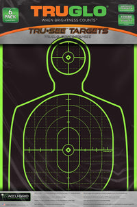 TRUGLO Reactive TRU-SEE Splatter Handgun Target, 12-Pack, Green