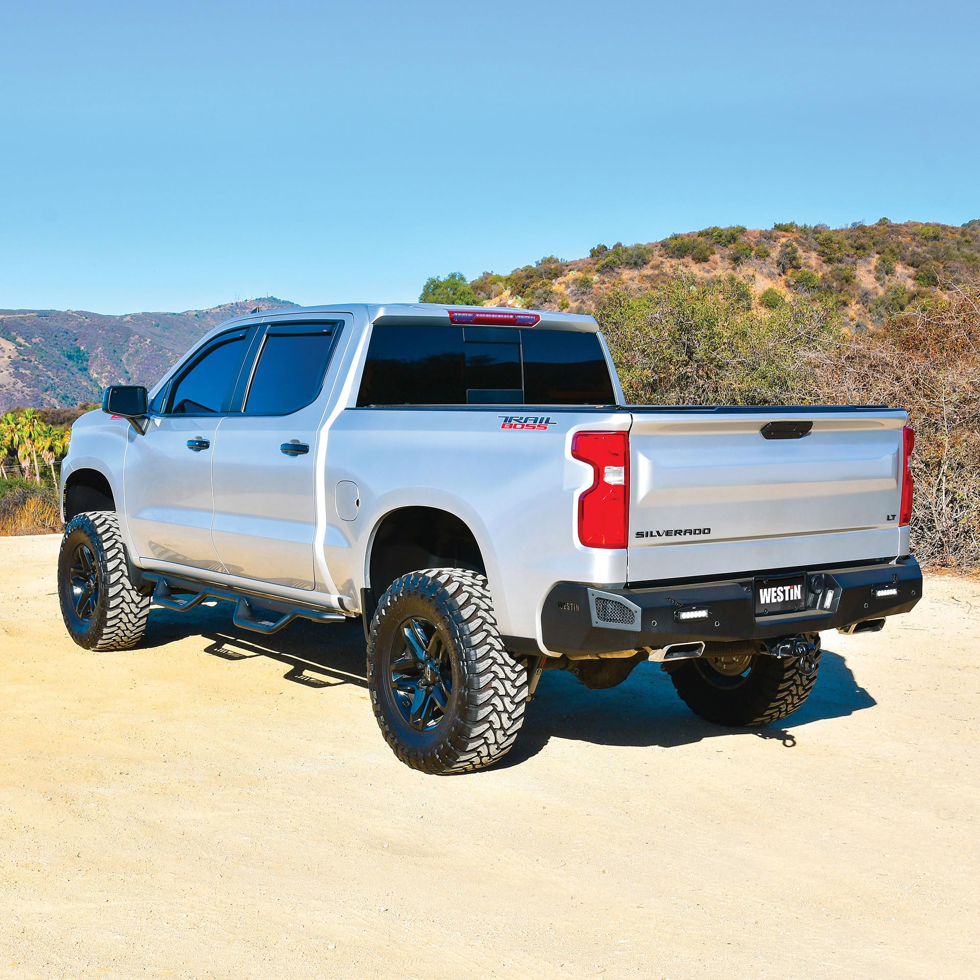 Westin Pro-Series 58-421215 Rear Bumper fits 2019-2026 Silverado Sierra 1500 (Exc 2019 LD Limited) 2020-2026 Silverado Sierra 2500 3500