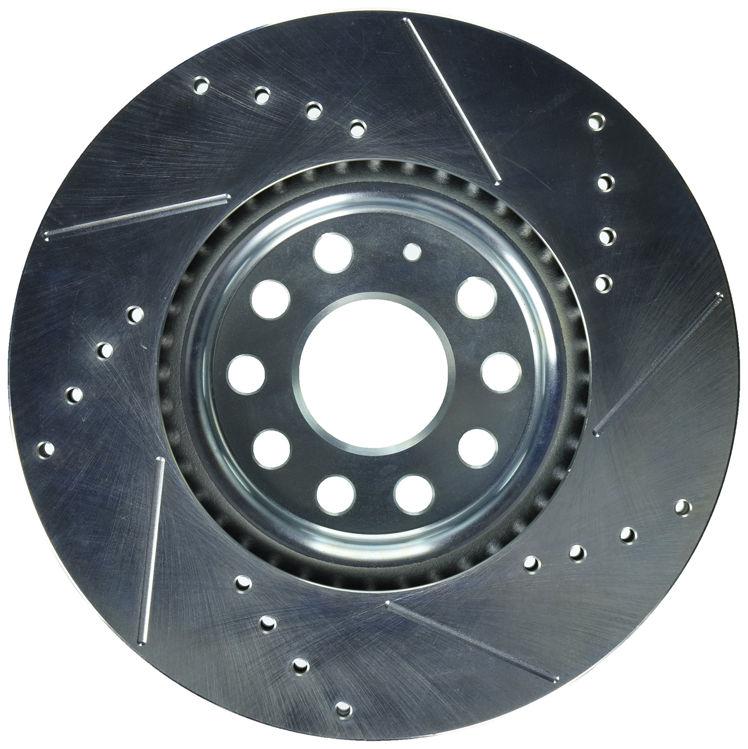 Front Power Stop EBR898XPR Drilled & Slotted Evolution Rotor Pair
