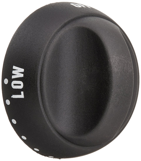 140230 Suburban Stove Control Knob for Cooktop Burners - Black