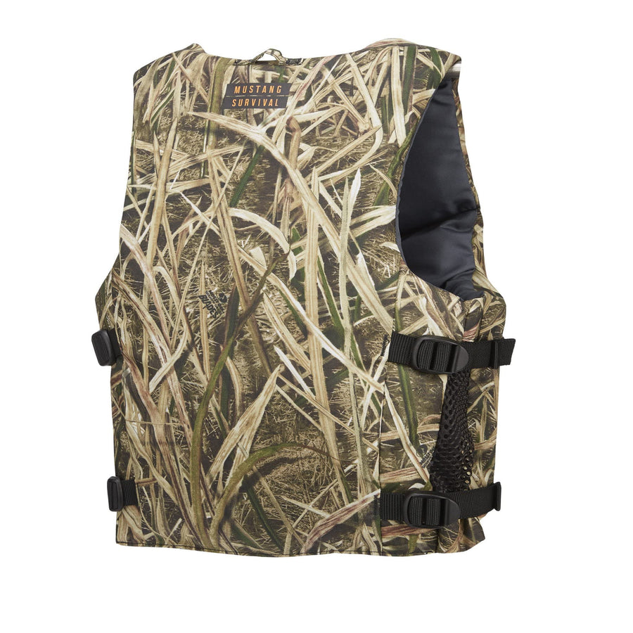 Rev Mustang Survival Young Adult Foam Vest - Mossy Oak Shadow Grass Blades, Young Adult (88 lbs - 110 lbs)