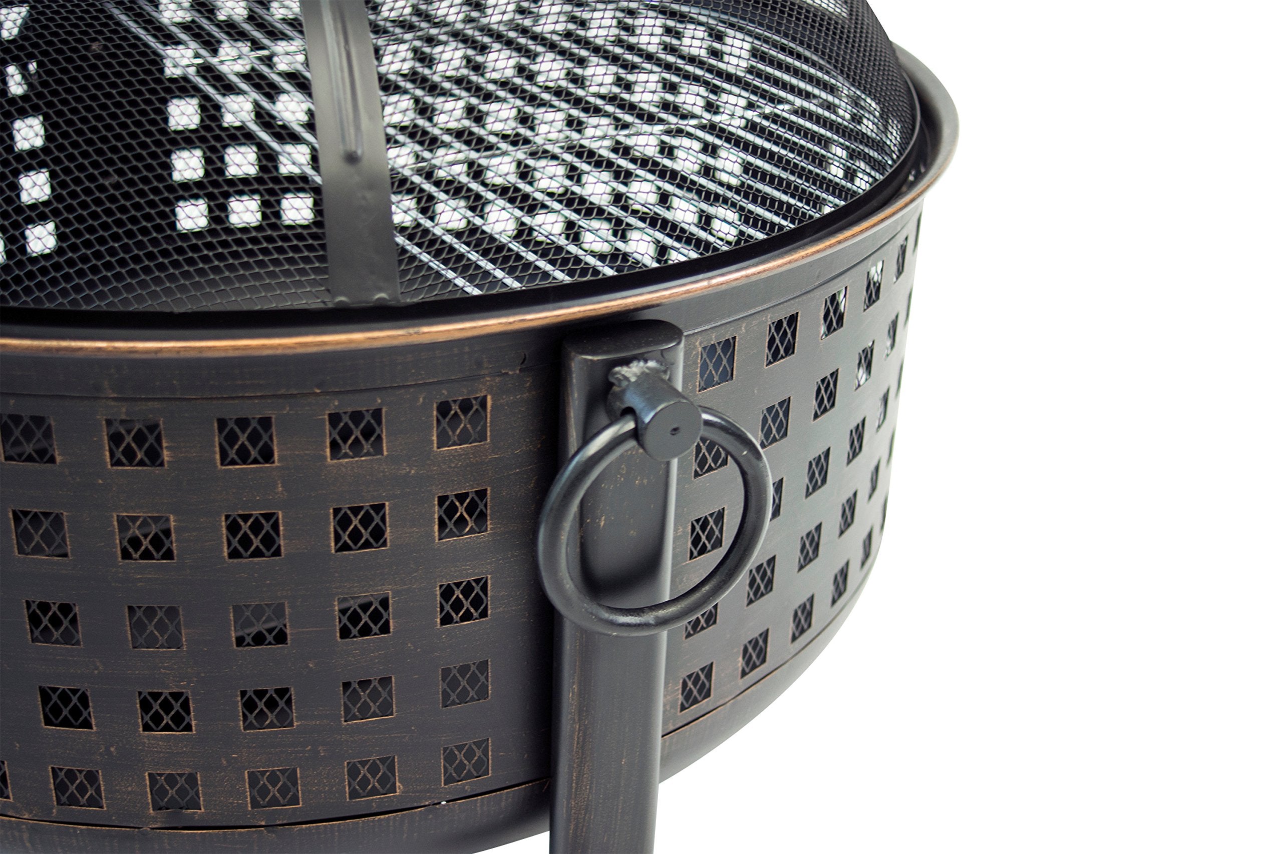 Langston Pleasant Hearth OFW821RC 12" Deep Bowl Fire Pit