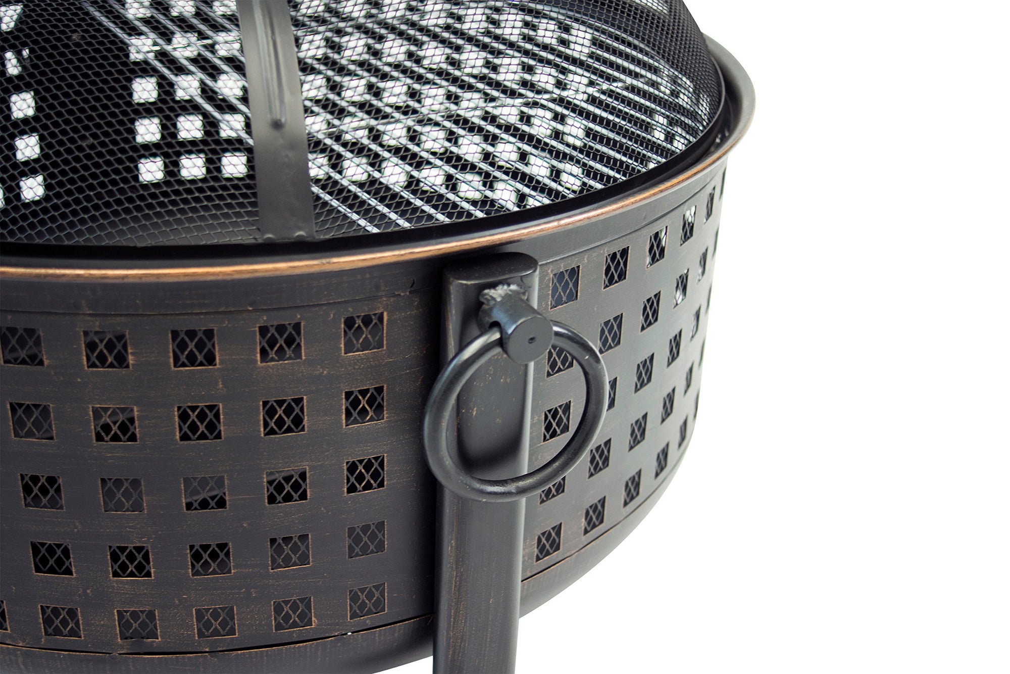Langston Pleasant Hearth OFW821RC 12" Deep Bowl Fire Pit