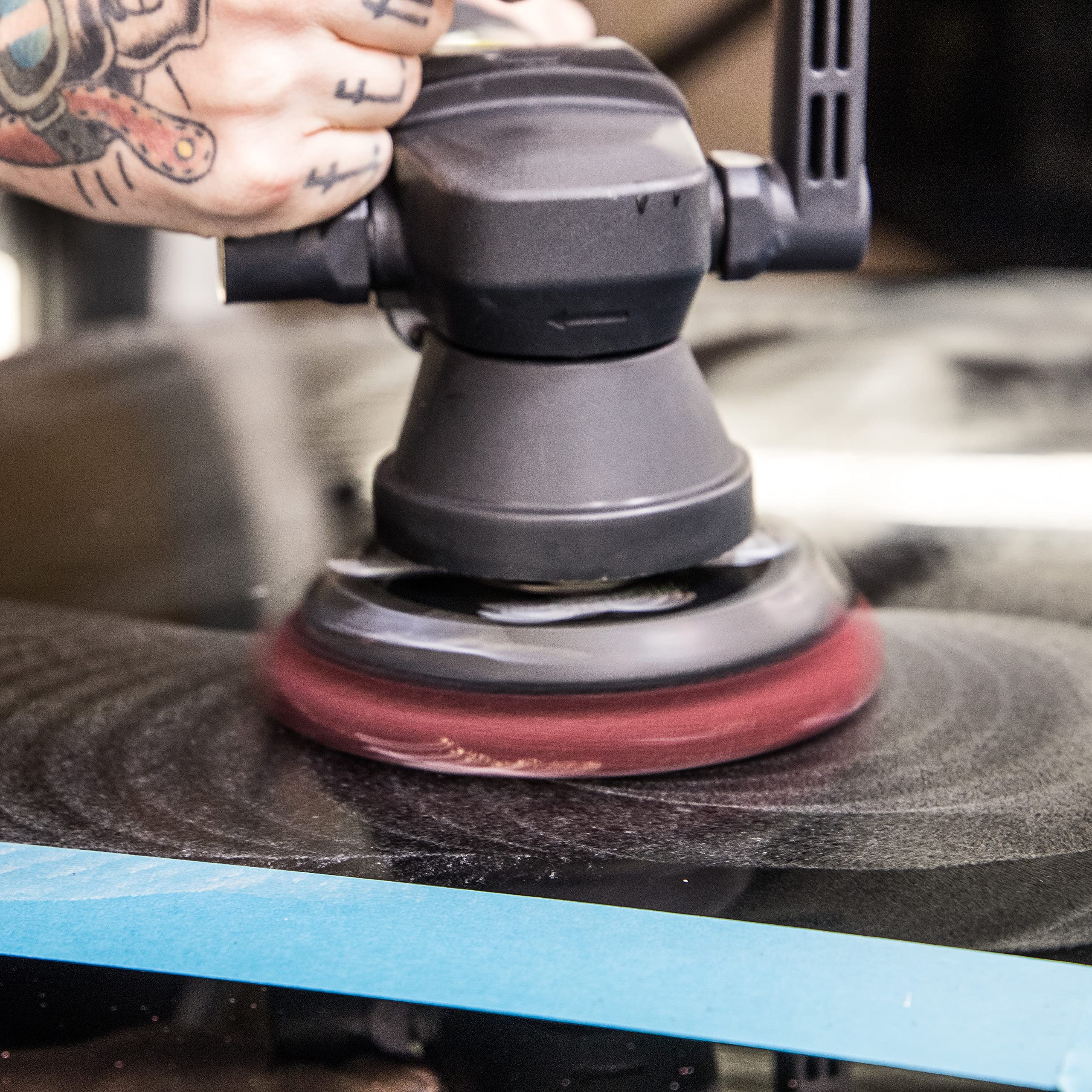 Meguiar's 5" Soft Buff DA Foam Cutting Disc - Hook and Loop Foam Pad for Removing Swirls, Scratches, and Oxidation - for use with 5" DA Backing Plate and DA Polisher, 1 Disc
