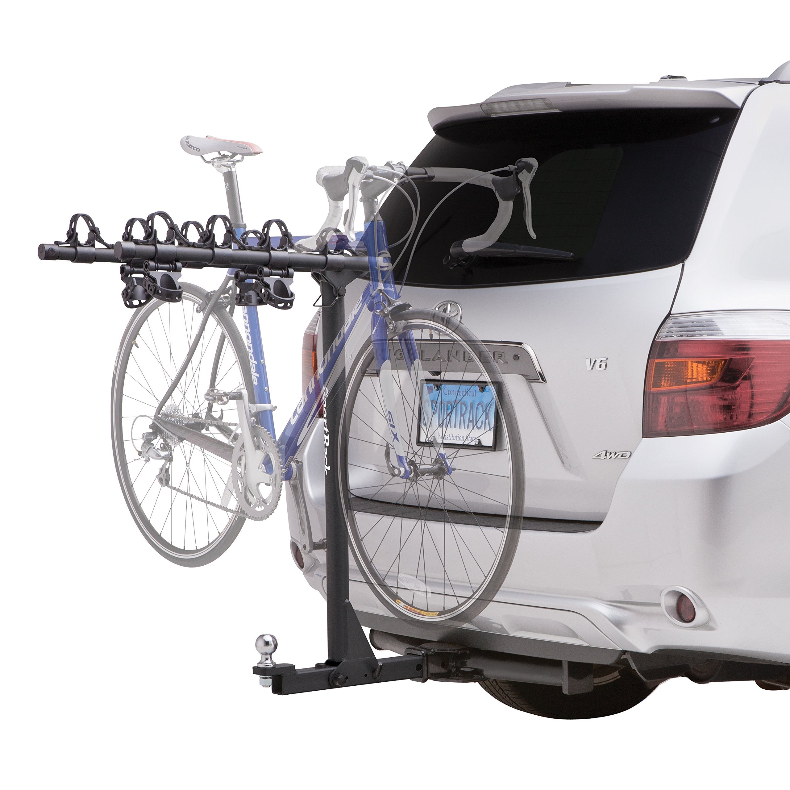 Black SportRack Ridge 4 Towing
