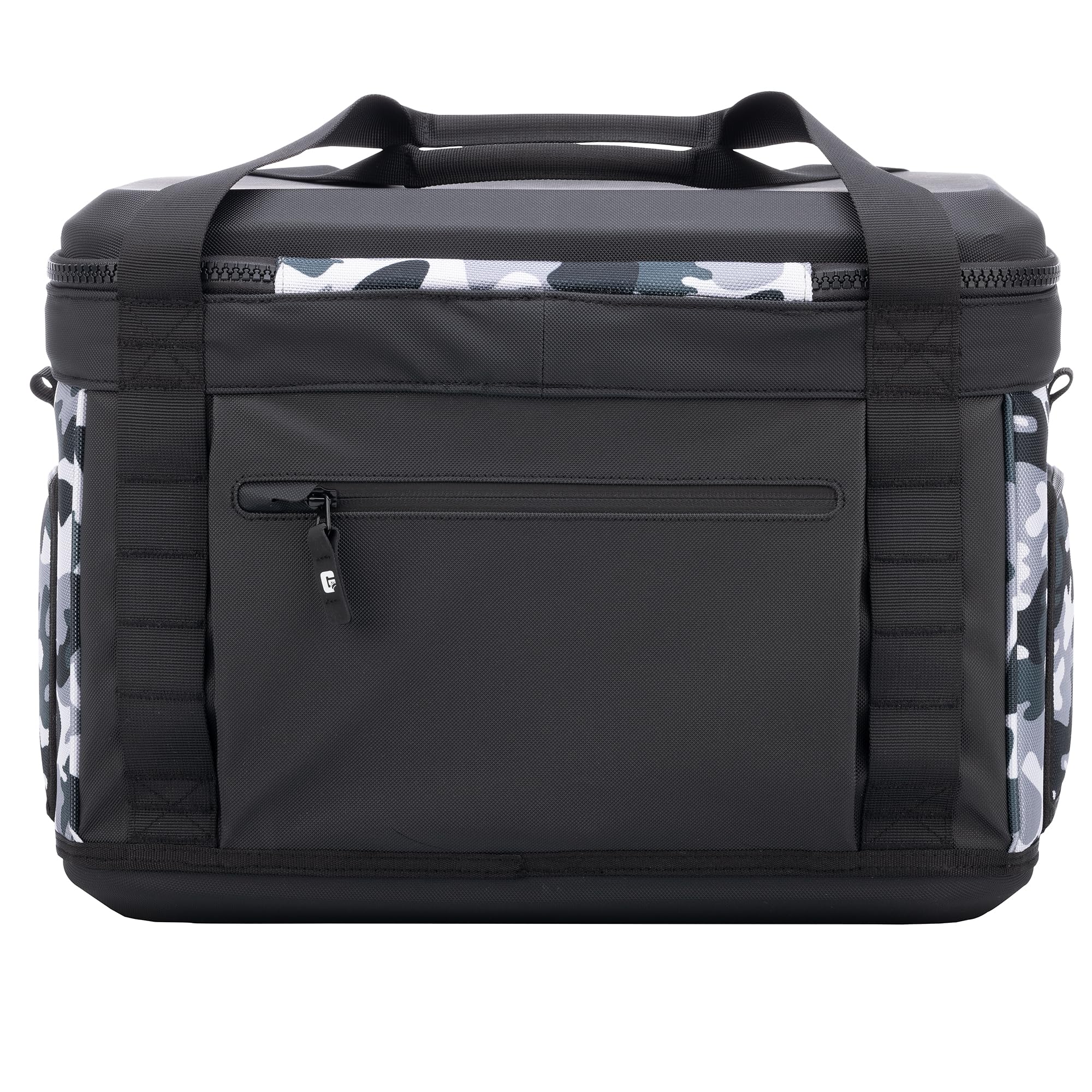 Drifter Grizzly 20 Soft Sided Cooler | 20 qt Flip-Top Cooler Bag | Ice Chest for Beach Boat Camping Fishing Hiking Hunting Picnic | Lightweight Portable Insulated Waterproof | White Bubble Snow Camo