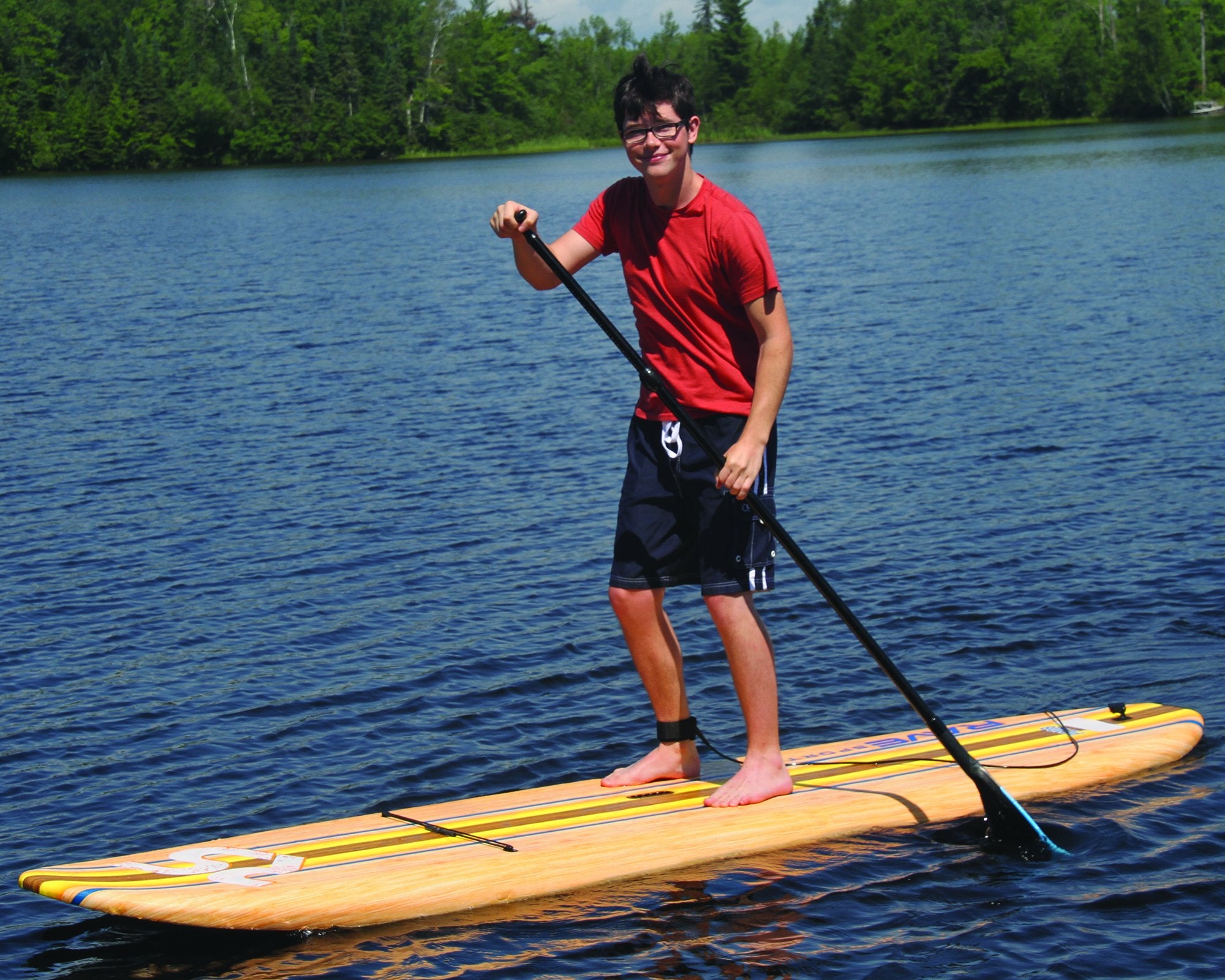Bamboo Soft Top RAVE 2725 SUP w/Paddle and Leash - 10'8"