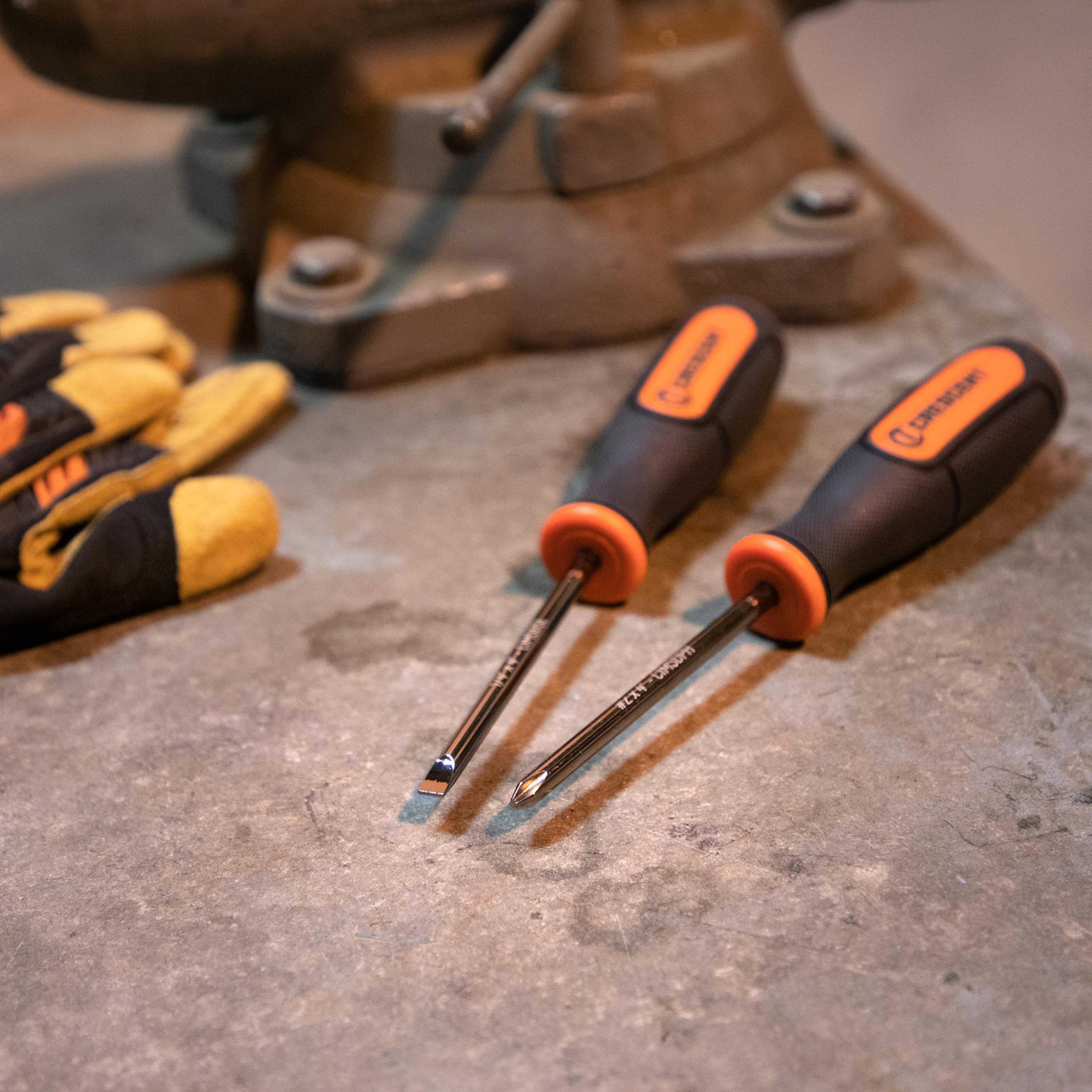 Crescent Dual Material 2 Pc. Screw Biter Extraction Screwdriver Set - CIMSD2SET
