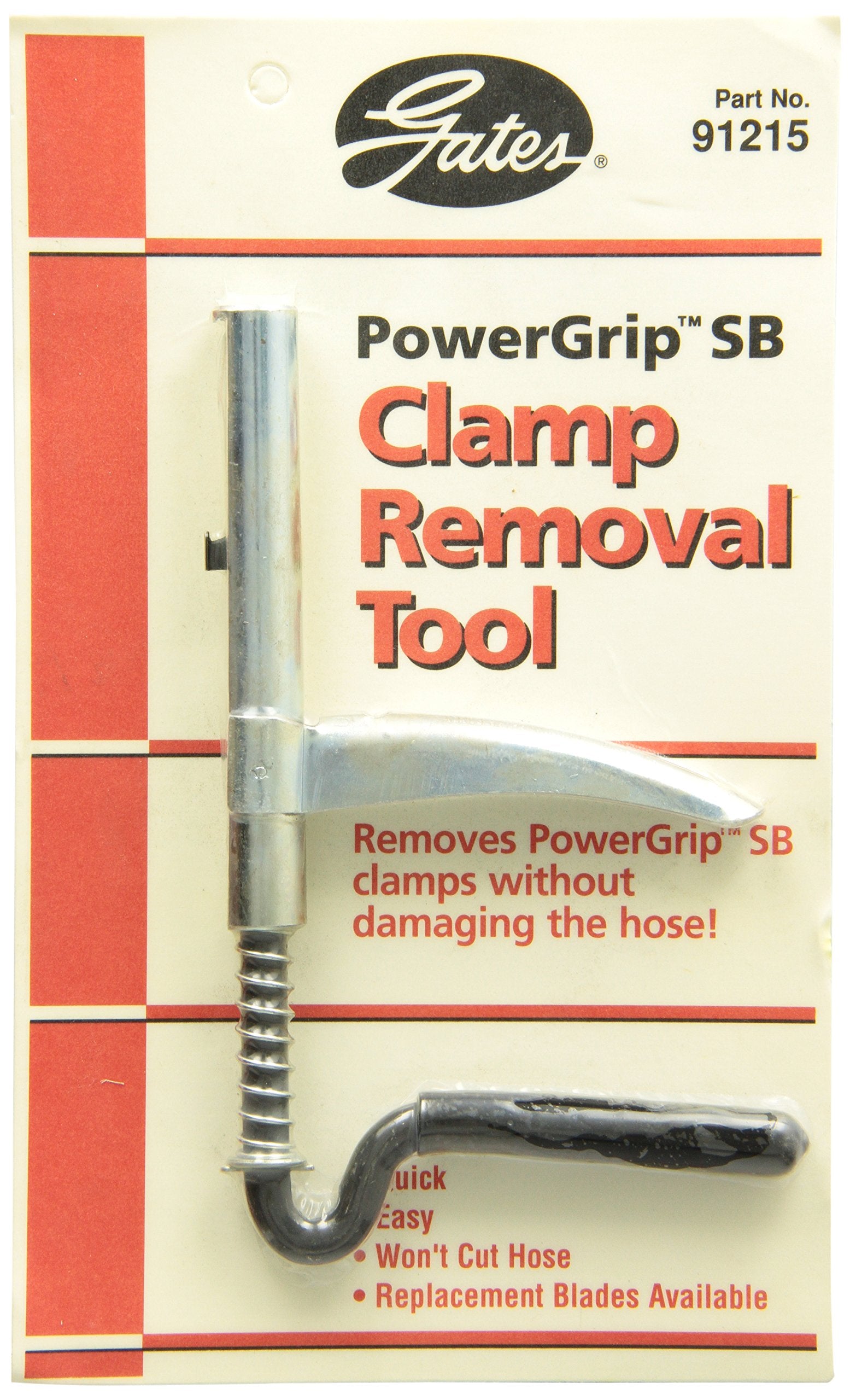 Gates Heavy-Duty 91215 PowerGrip SB Clamp Removal Tool, Black