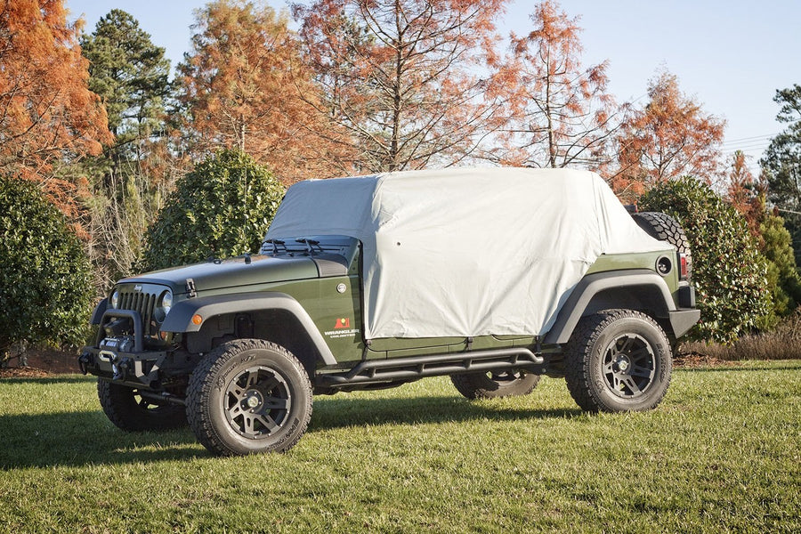 Weather-Lite Rugged Ridge Cab Cover; 07-Current Jeep Wrangler JK/JL, 4 Door
