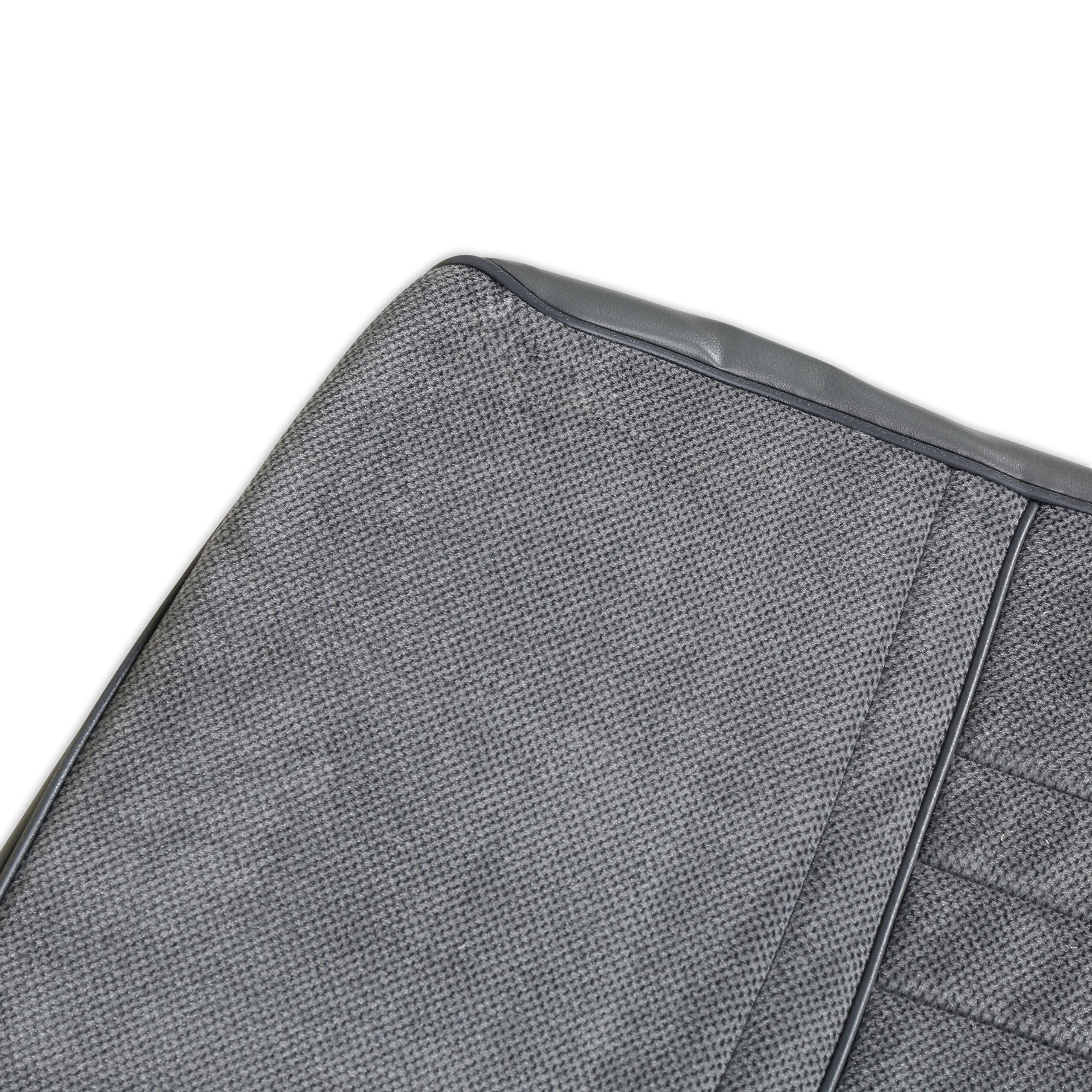 05-324 Brothers Trucks Deluxe Pleat Seat Upholstery Cloth/Vinyl - Grey/Charcoal