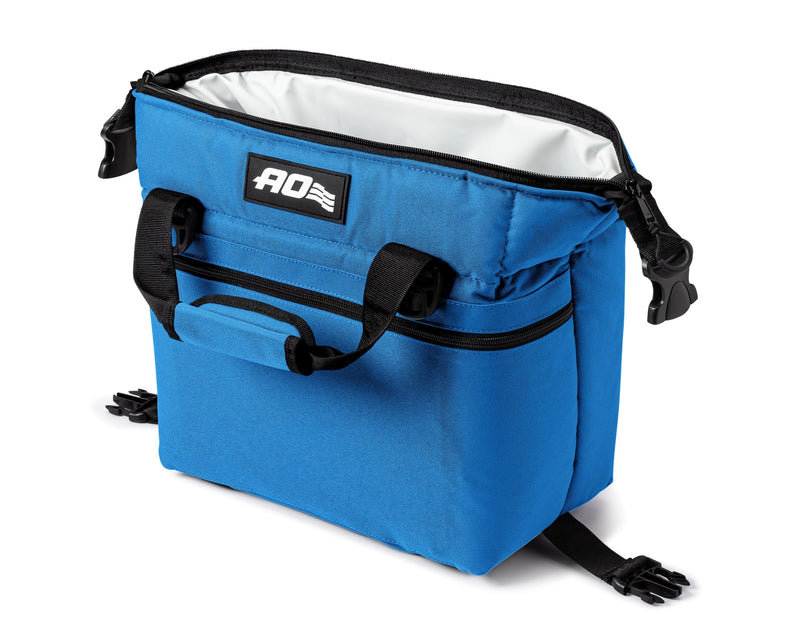 AO Coolers Soft-Sided Original Cooler Bag, Leak-Proof, Insulated, Lightweight, Royal Blue, 12-Can