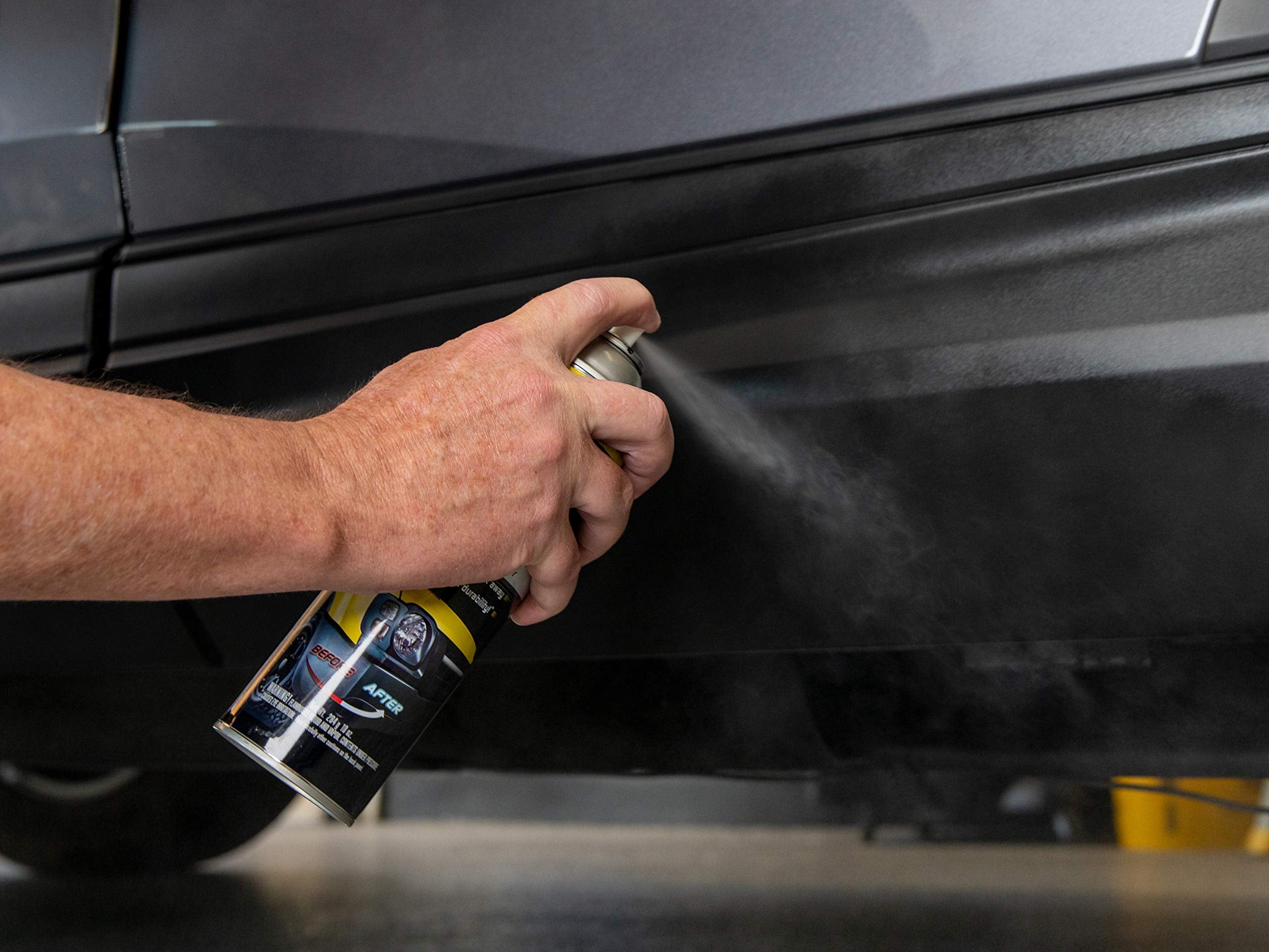 Meguiar's Plastic Restorer Ultimate Black - Restore Faded Exterior Trim, Add Shine and Protect Exterior Trim with Durability and UV Protection - Makes Trim and Plastic Look Like New, 10 Oz Aerosol