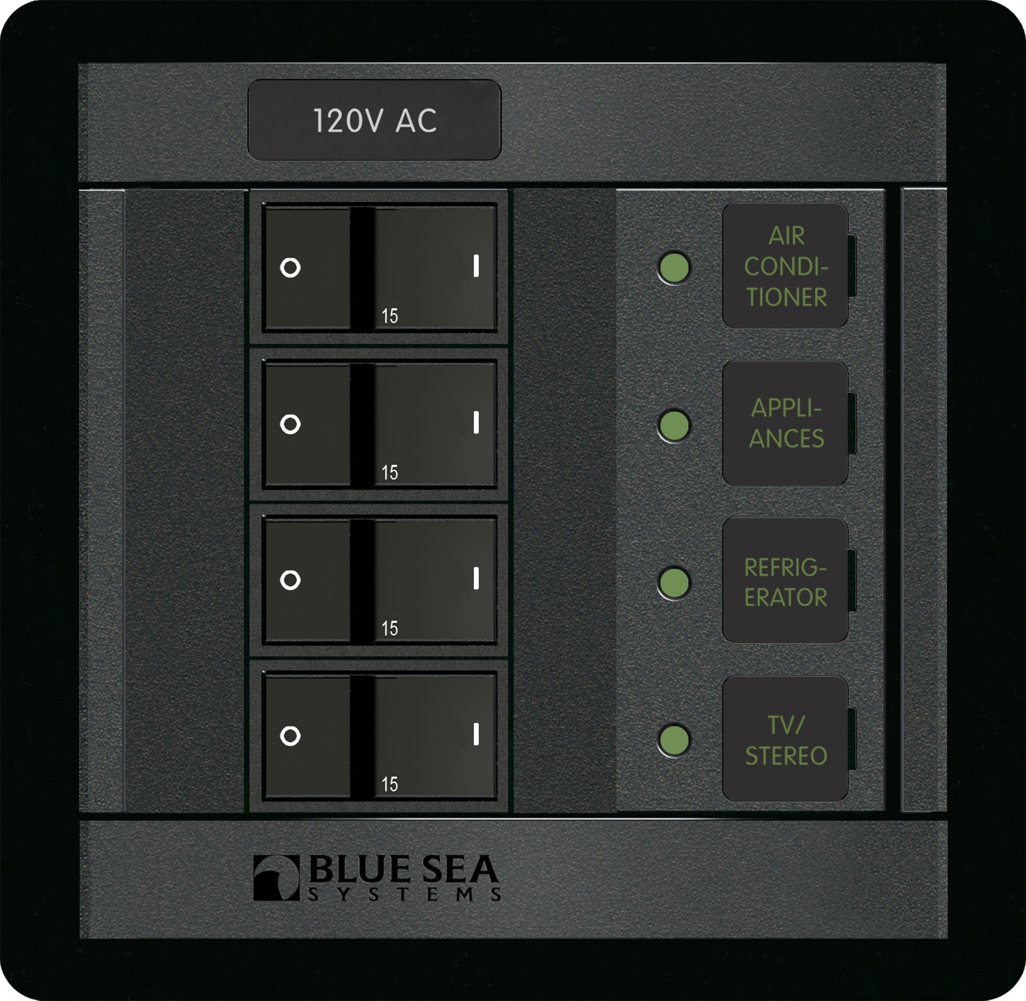 Beige Blue Sea Systems 1210 120 Volt AC 4 Position