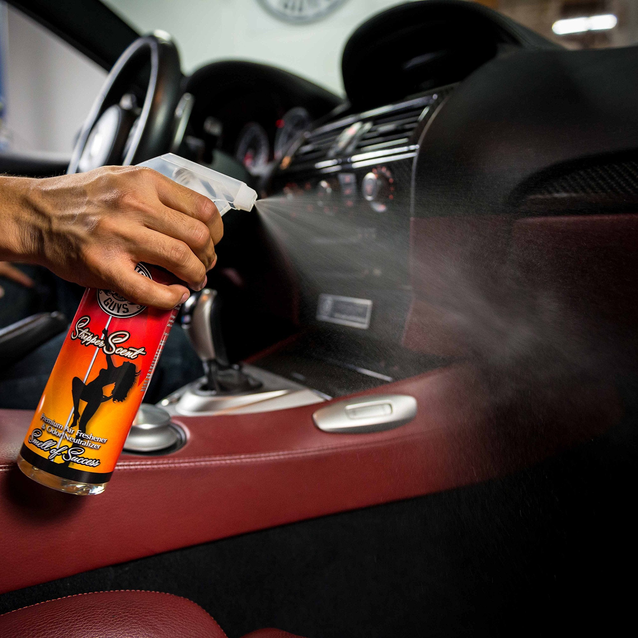 Chemical Guys Signature Scent AIR_069_04 Premium Air Freshener and Odor Eliminator, Smell of Success (Great for Cars, Trucks, SUVs, RVs, Home, Office & More) 4 fl oz