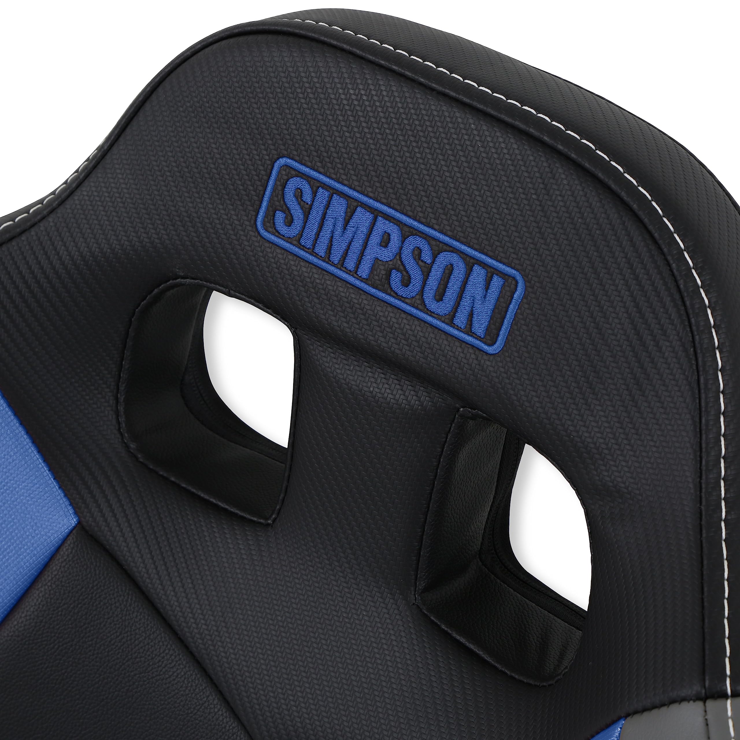 Simpson PRO SPORT Front Seat Black/Light Blue/Grey [107-317]