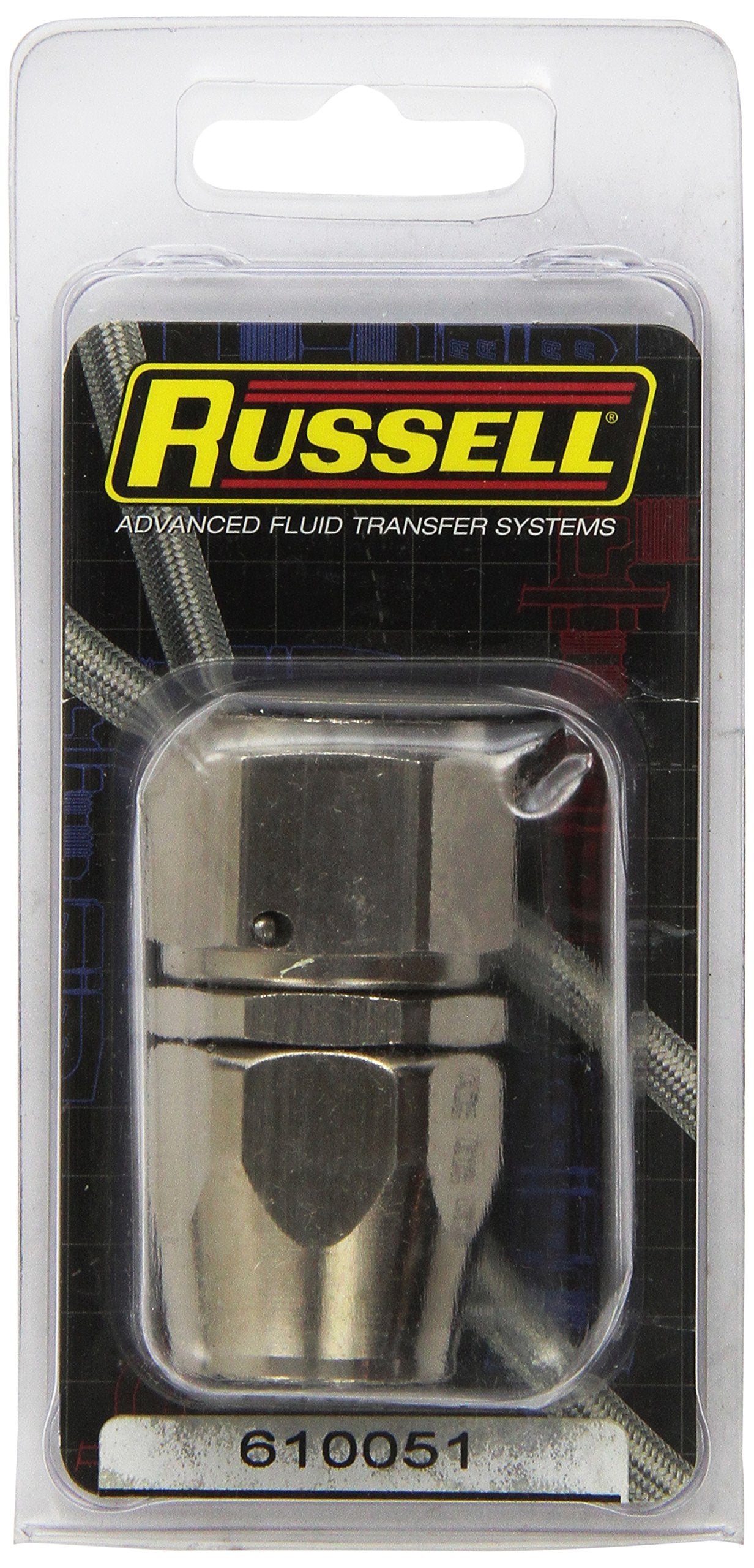 Endura Russell 610051 Anodized Aluminum -12AN Straight Hose End
