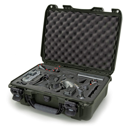 Nanuk Waterproof Hard Case 925 with Foam Insert for DJI FPV Fly More Kit - Olive (925-FPVG6)