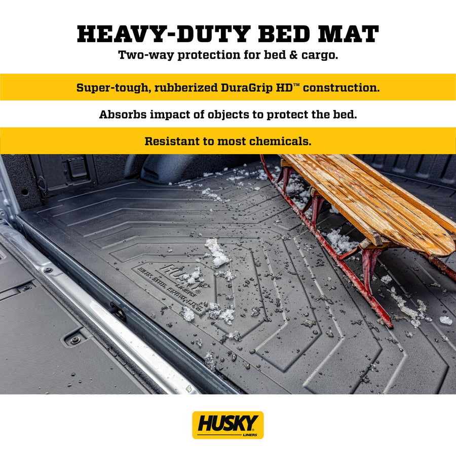 Husky Liners Bed Custom Liner | Fits 2019-2024 Ram Classic w/Out RamBox,2009-2018 Ram 1500 Without RamBox,(67.4 Bed) | 1-pc. Black - 16002