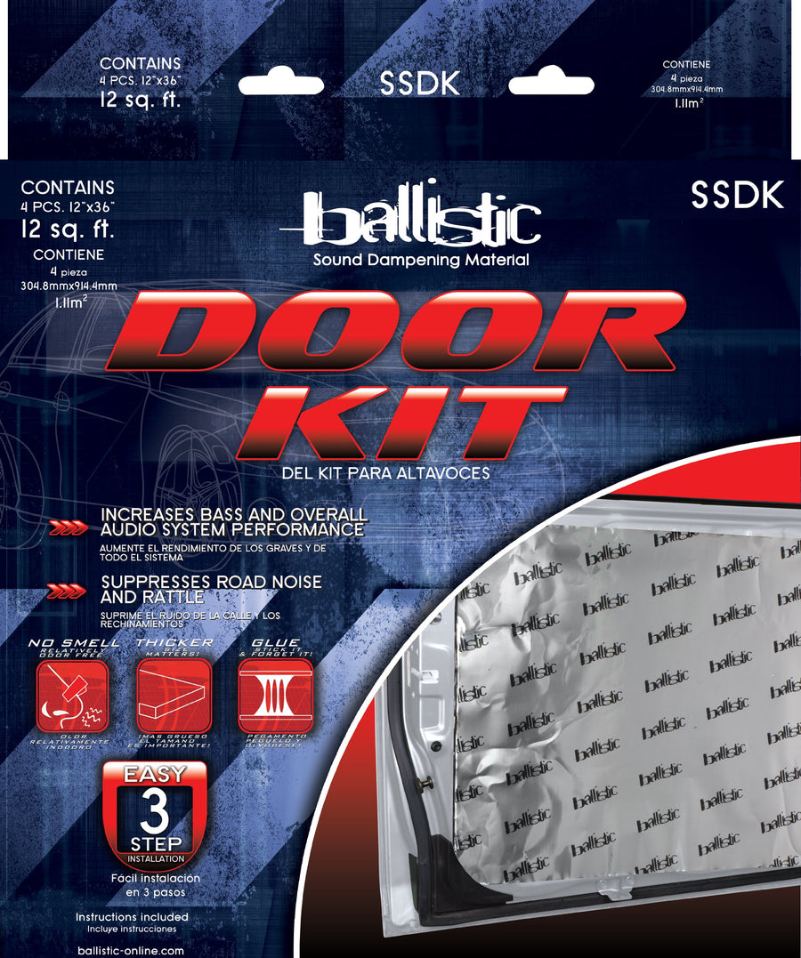 Metra Door Kit Ballistic 4 Pieces 12X36
