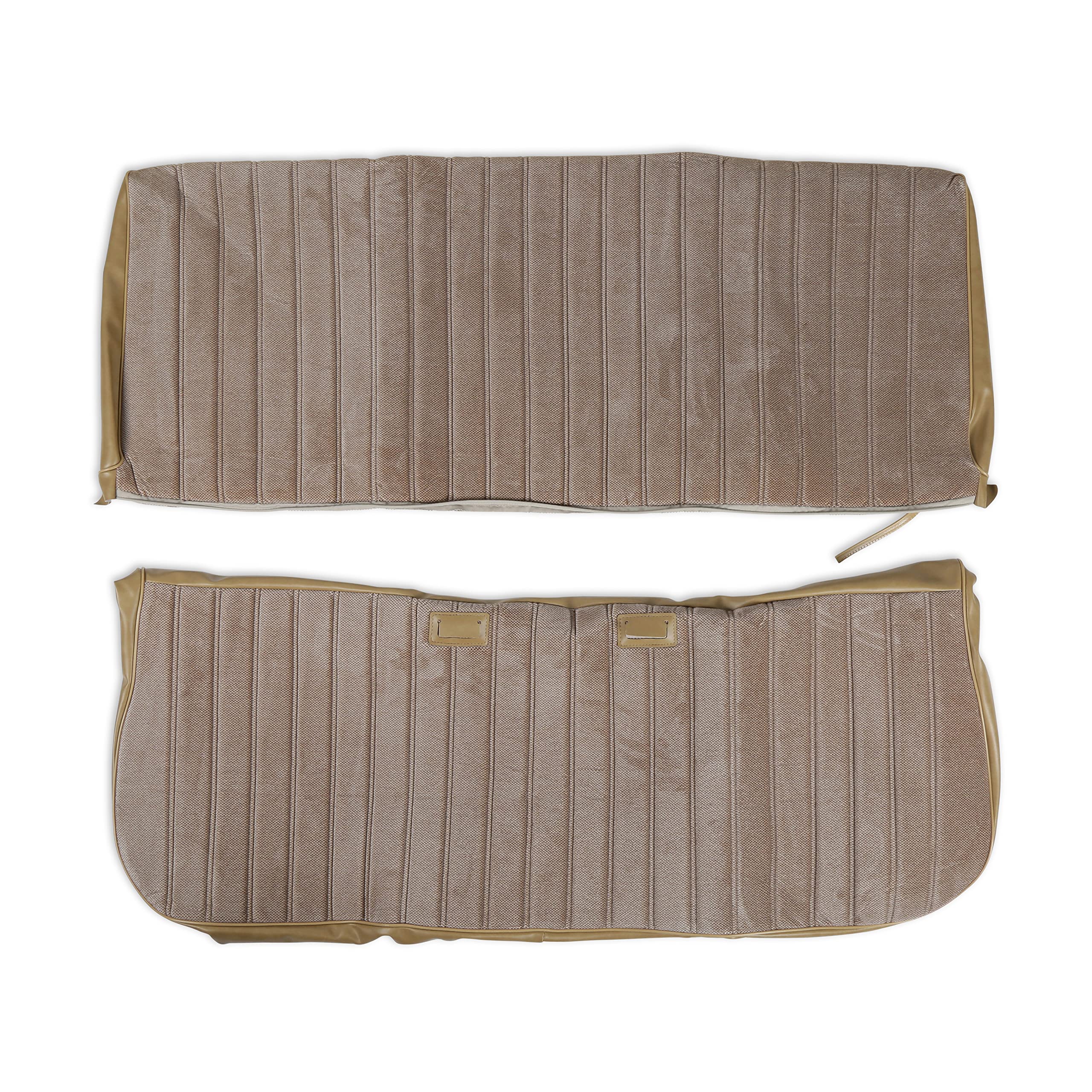 05-298 Brothers Trucks Seat Upholstery Full Pleat Cloth/Vinyl - Tan