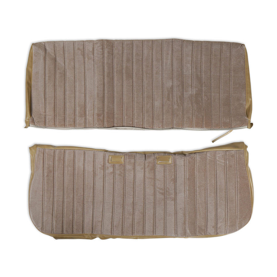 05-298 Brothers Trucks Seat Upholstery Full Pleat Cloth/Vinyl - Tan