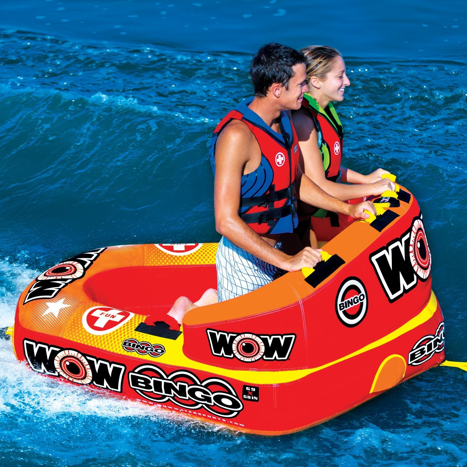 World of Watersports Bingo Wow 1-2 Person Cockpit Ski Tube