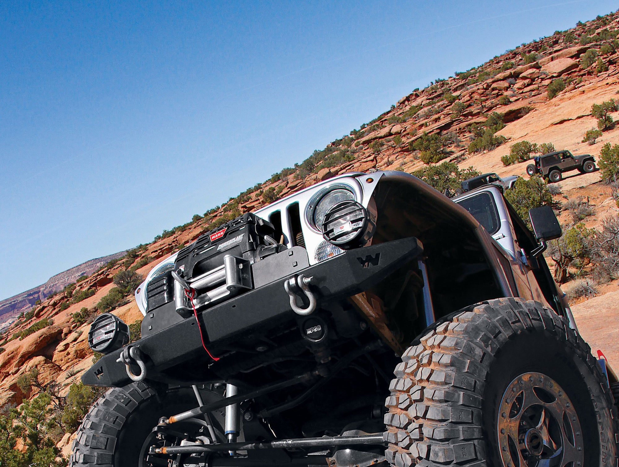 Rock Crawler WARN 61853 Front Bumper for Jeep Wrangler (1997-2006)