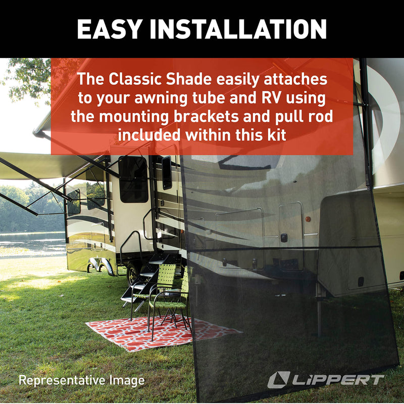 Solera Side Panel Super Shade for 5th Wheel, Travel Trailer and Motorhome RV Awnings, 8'