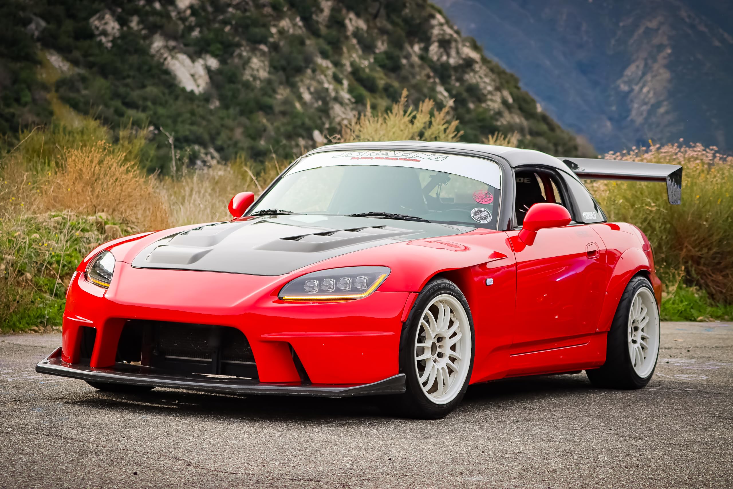 AlphaRex NOVA-Series Projector Headlights for 99-09 Honda S2000 LED Headlights Alpha-Black