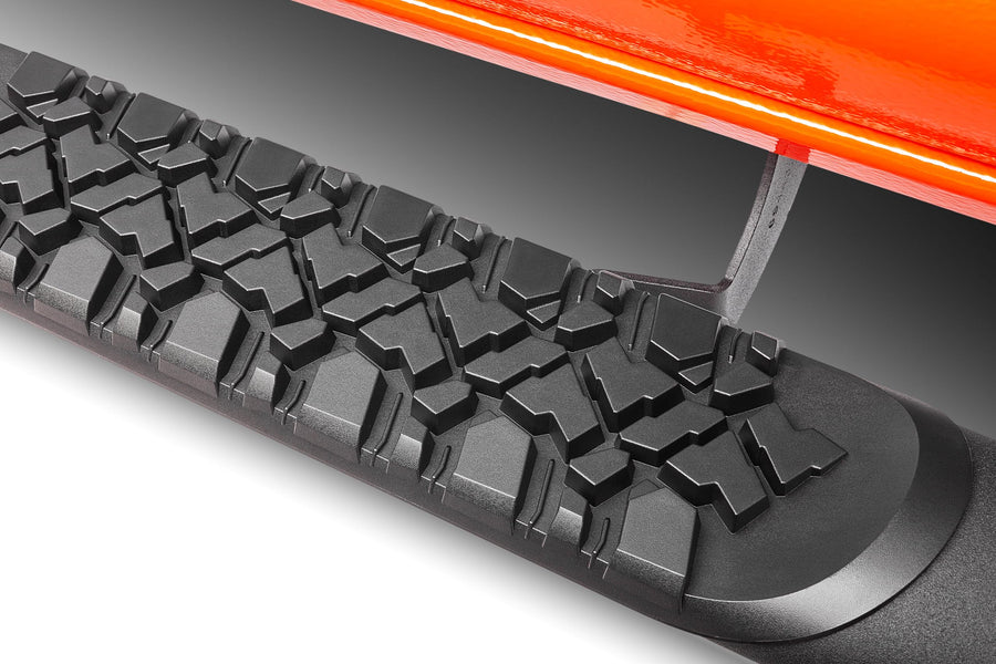 V-Series V3 Side Step Go Rhino Side Steps | 80" Aluminium, Textured Black | V300080T