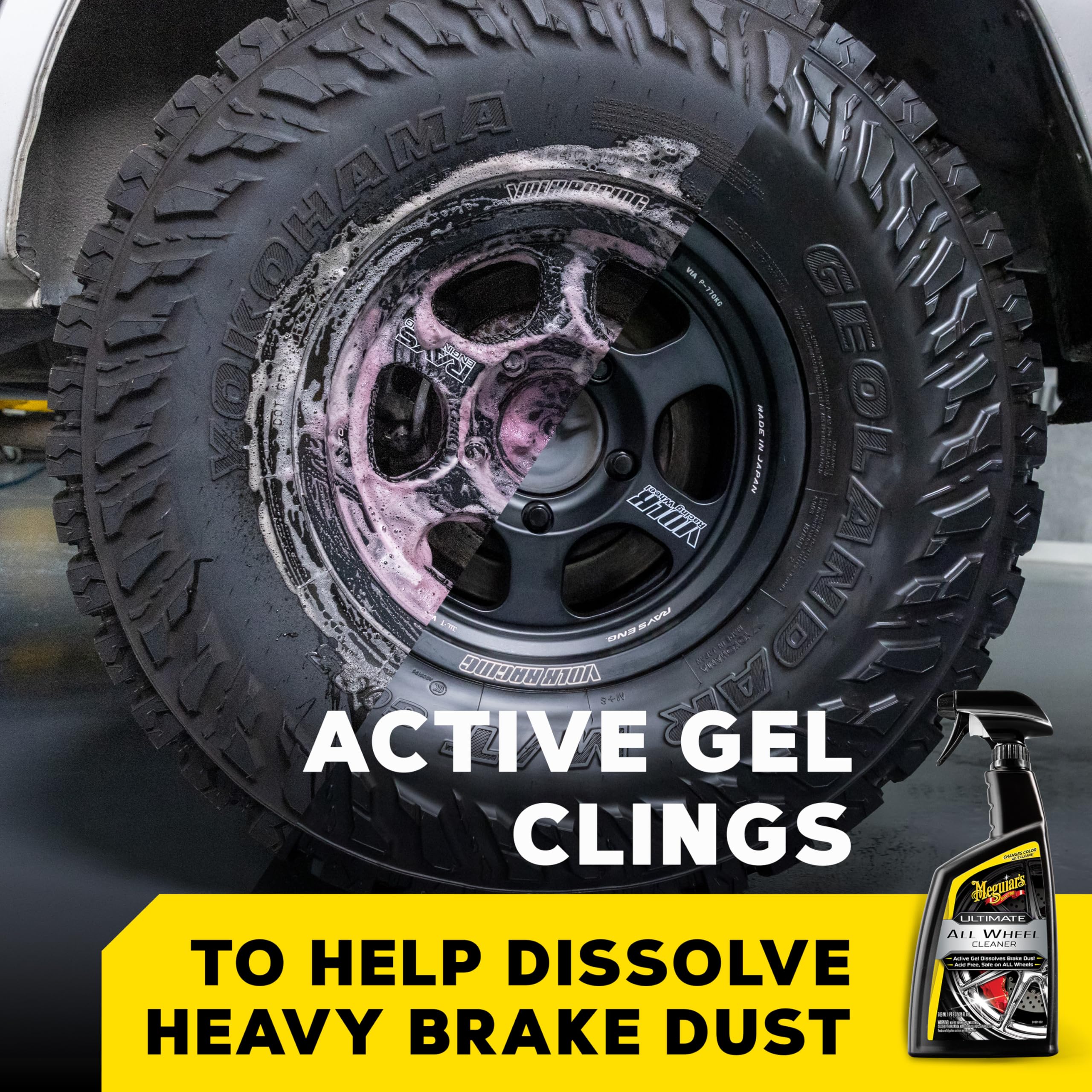 Ultimate Meguiar's All Wheel Cleaner - 24 Oz Spray Bottle