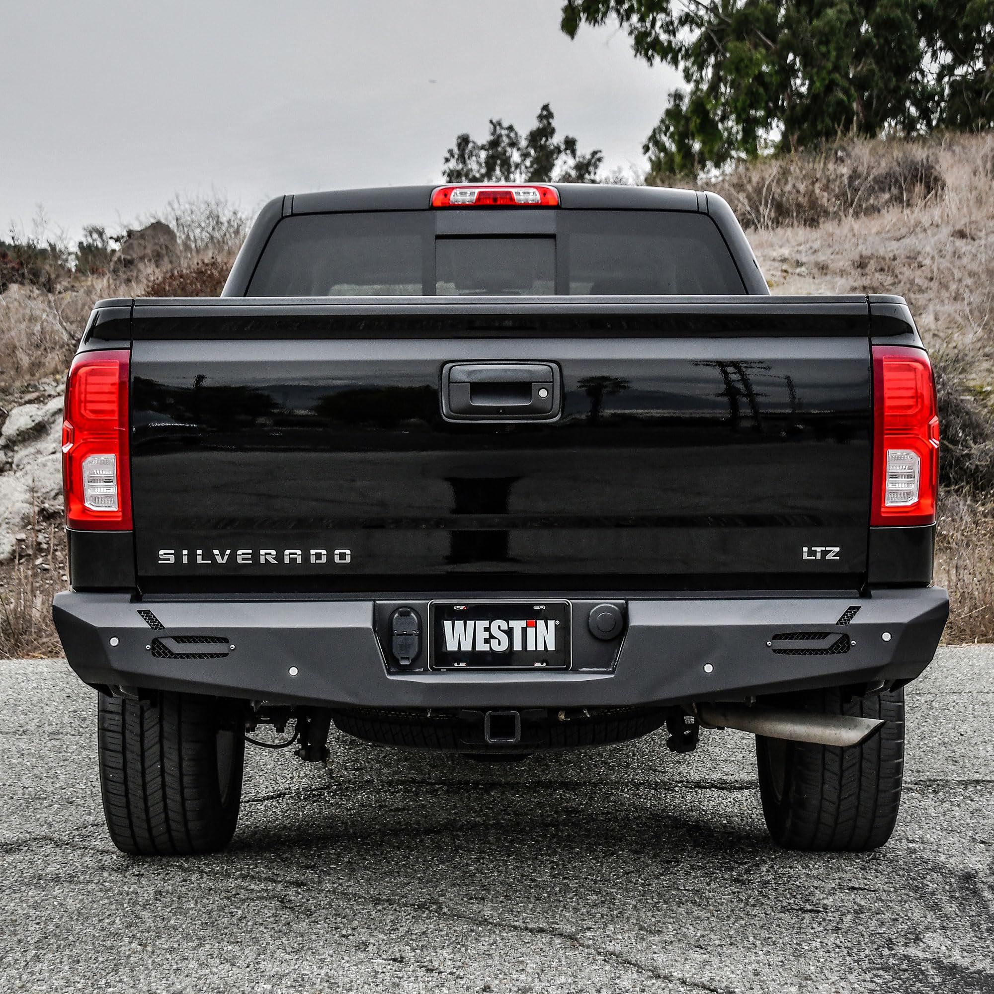 Westin Pro-Series 58-421005 Rear Bumper fits 2014-2018 Silverado Sierra 1500 2019 Silverado LD Sierra 1500 Limited 2015-2019 Silverado Sierra 2500 3500