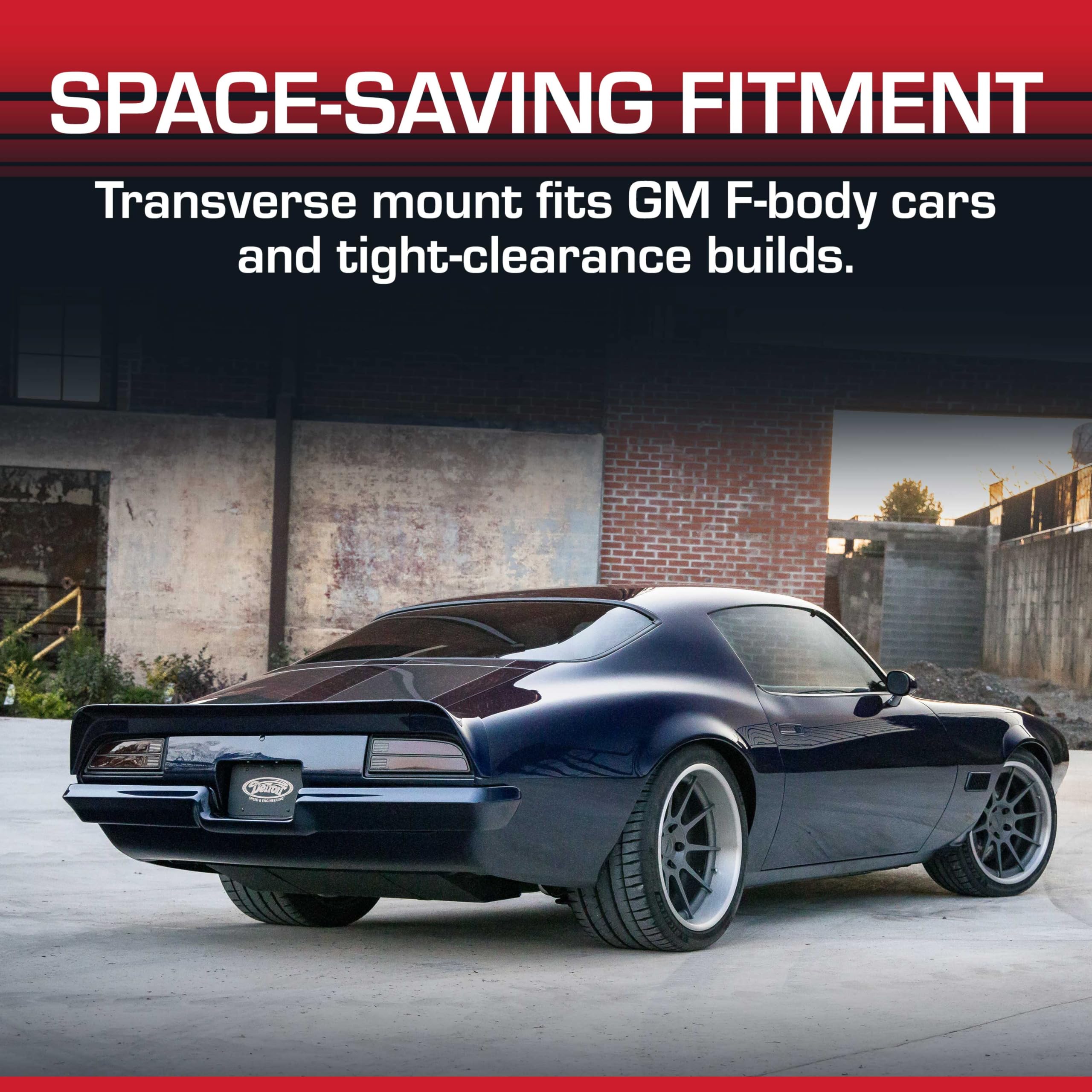 Flowmaster 80 Series Muffler Chambered – 2.50” - Offset In/Dual Out – Aggressive Sound – Aluminized Steel – Performance Exhaust for F-Body Vehicles (Camaro, Firebird, Trans Am) - Muscle Cars, 42583